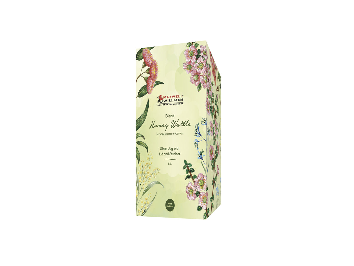 Maxwell & Williams Blend Honey Wattle Jug With Lid 1.5L Gift Boxed
