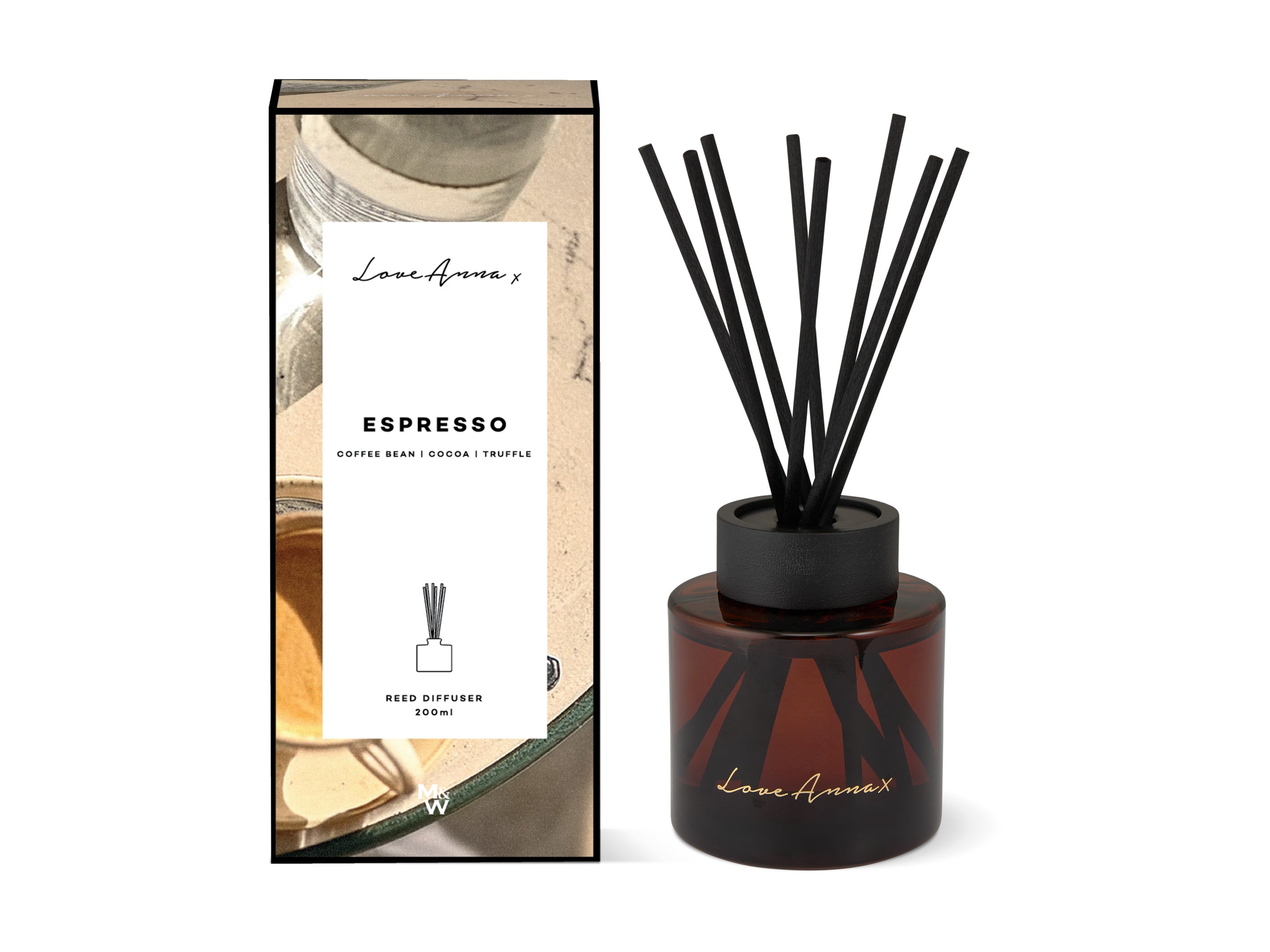 Love Anna x Botanika Kitchen Delights Diffuser 200ml - Espresso