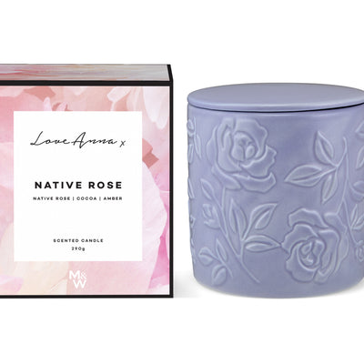 Love Anna x Botanika Fragrance Candle 290g - Native Rose
