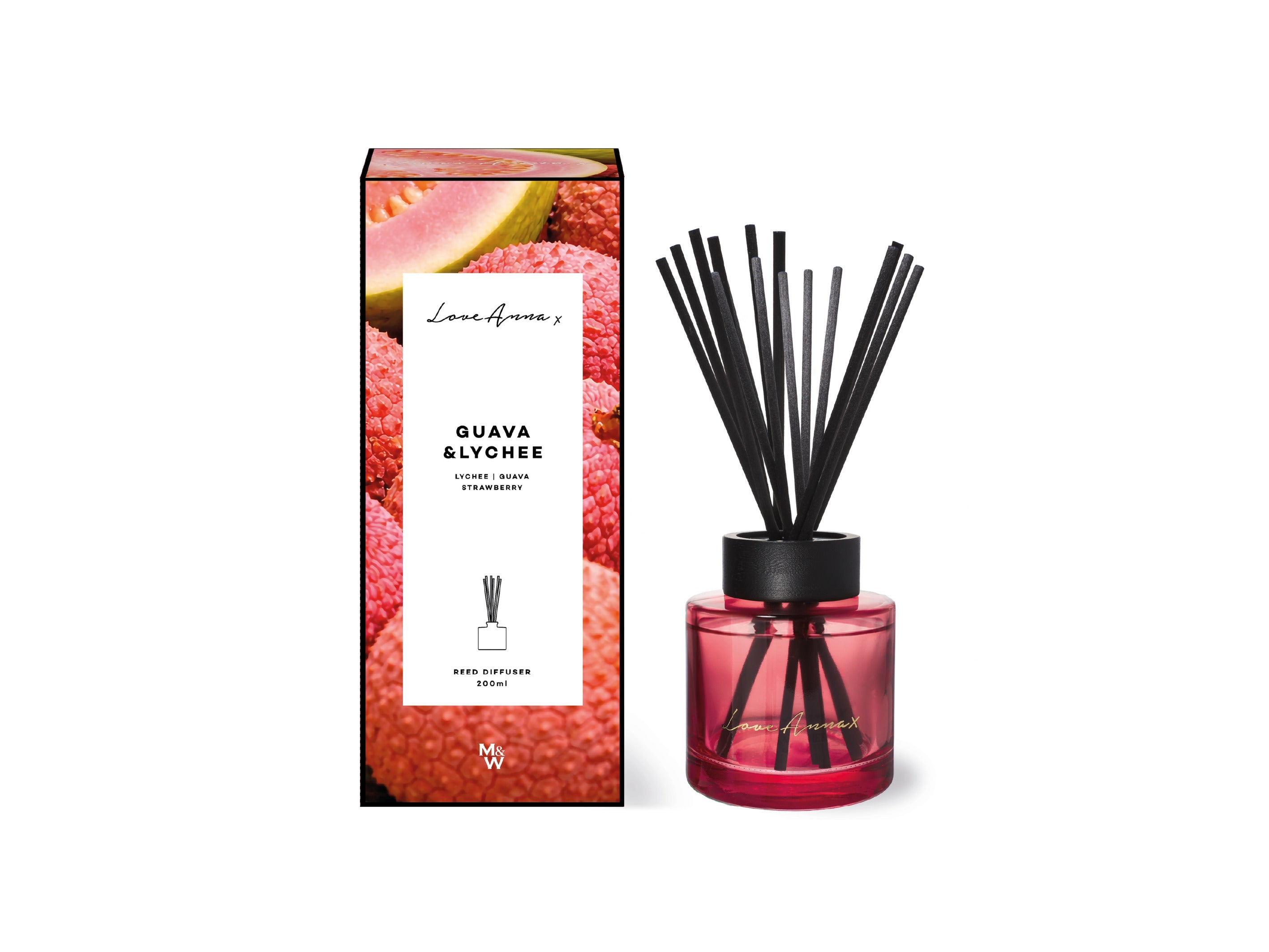 Love Anna x Kitchen Delights Diffuser 200ml Guava & Lychee - Gift Boxed