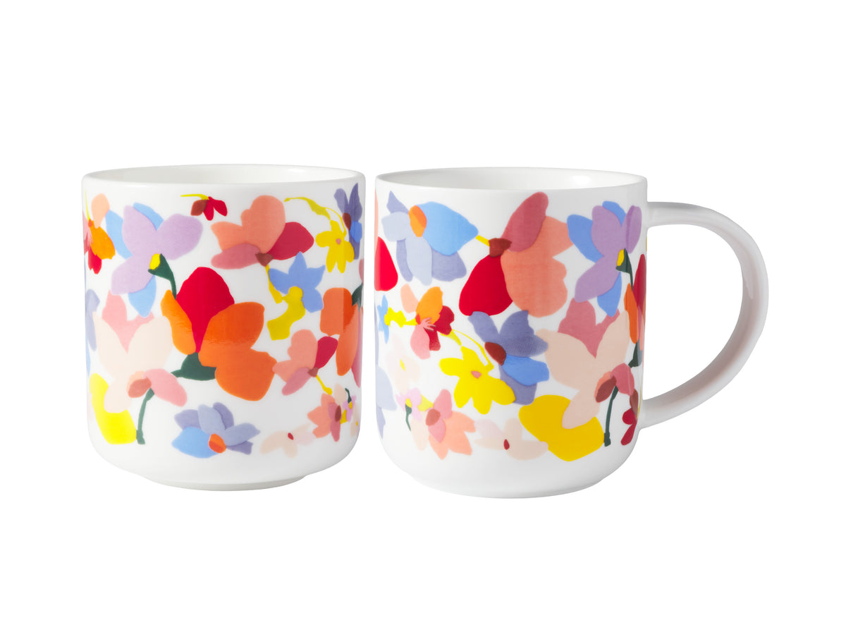 Love Anna x Prudence De Marchi Dancing Flowers Candle & Mug Gift Set 180g & 350ml Gift Boxed