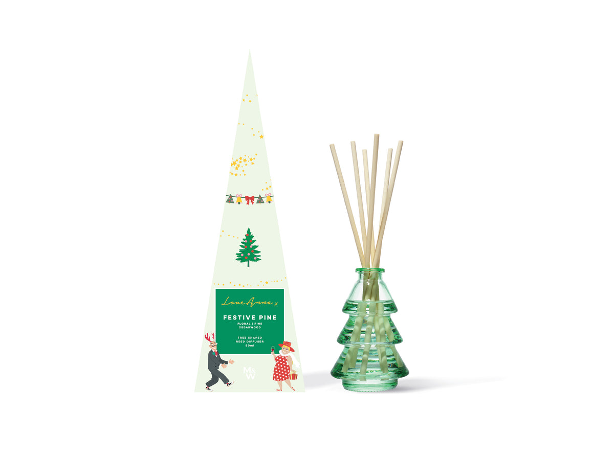 Love Anna x Jolly Folk Festive Pine Tree Diffuser 80ML Gift Boxed