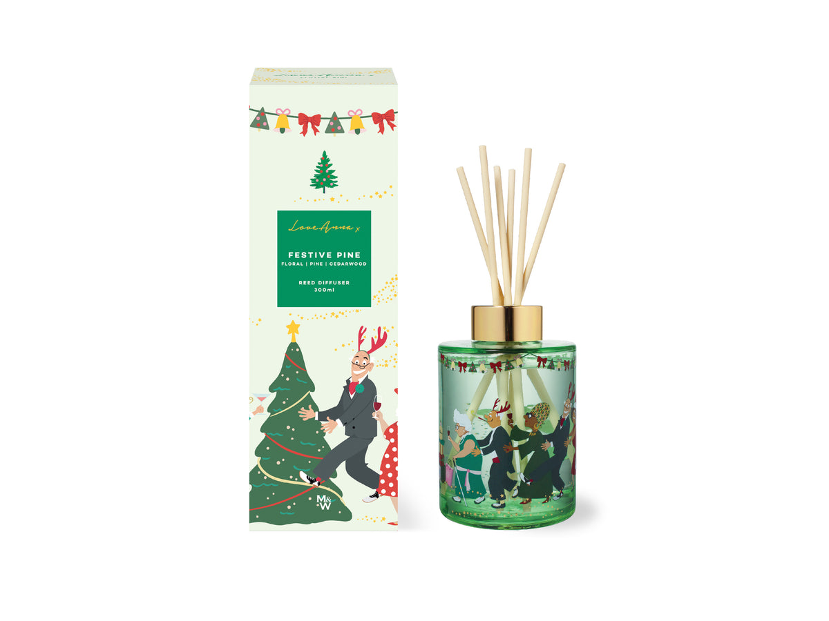 Love Anna x Jolly Folk Festive Pine Diffuser 300ML Gift Boxed