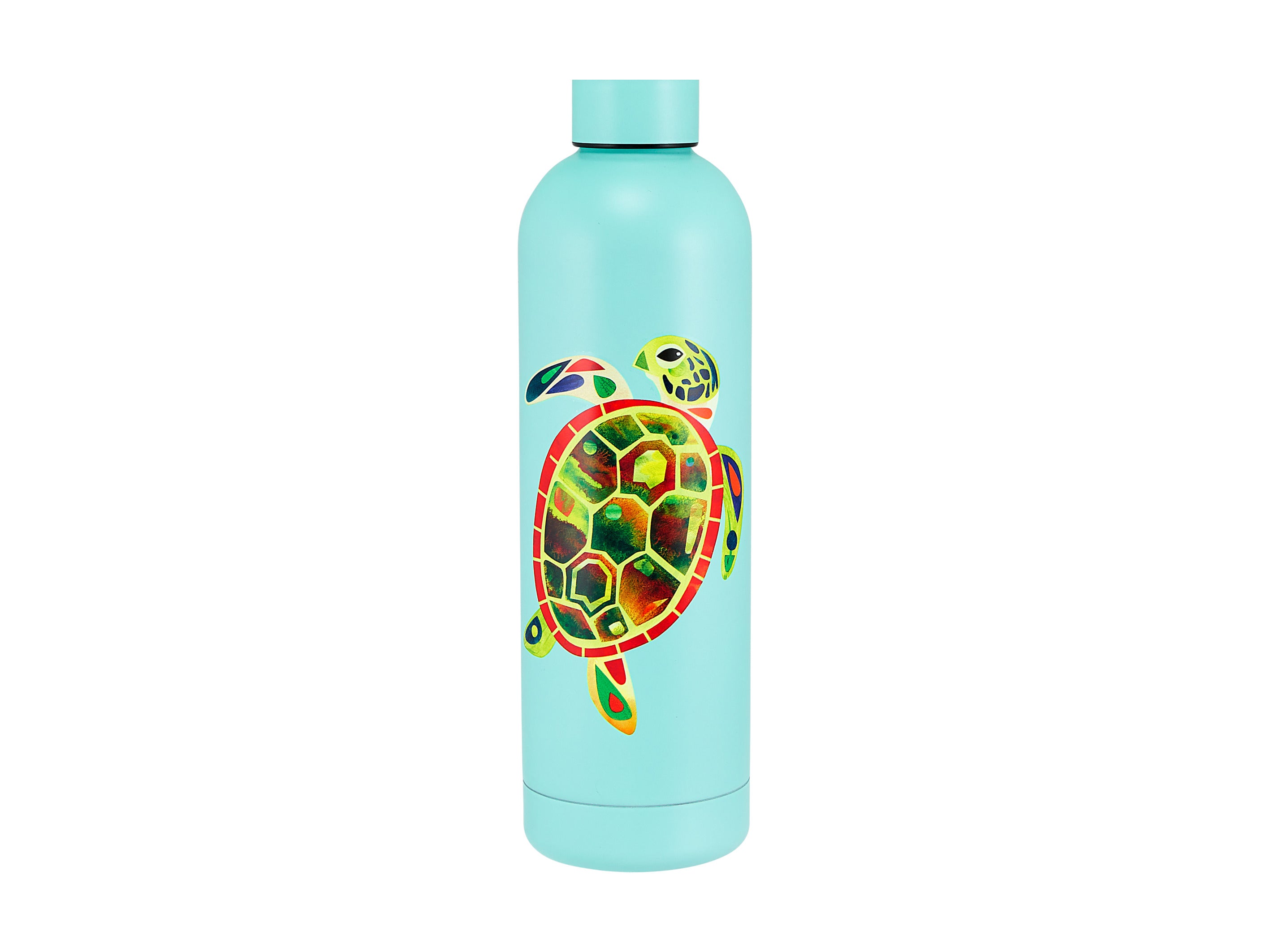 Maxwell & Williams Pete Cromer Ozzie Ocean Double Wall Insulated Bottle 750ml - Green Turtle