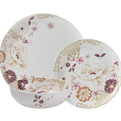 Maxwell & Williams Kimono Dinner Set 12 Piece Gift Boxed - White