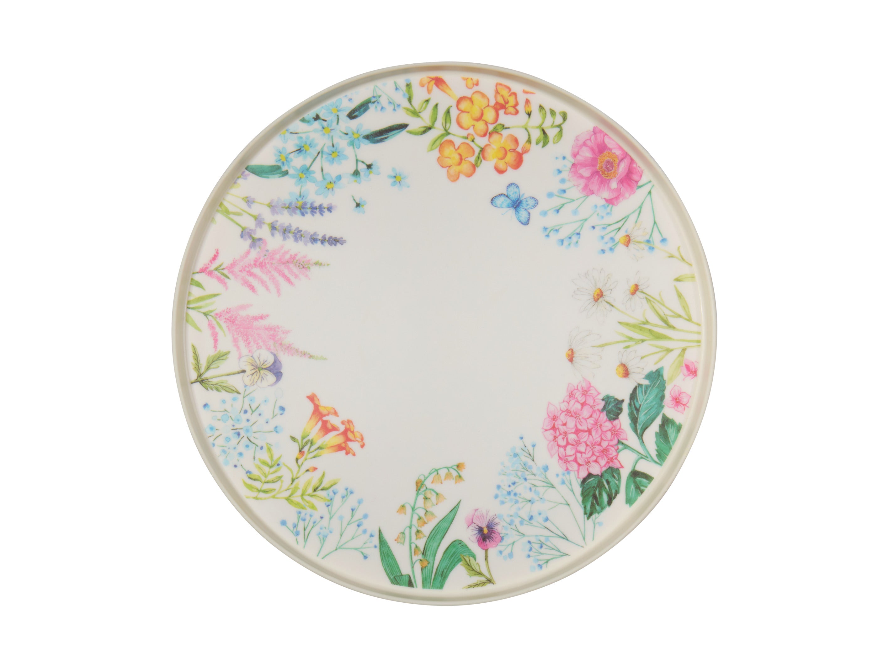 Maxwell & Williams Botanica Melamine Plates - Set of 4 - 25.5x2cm