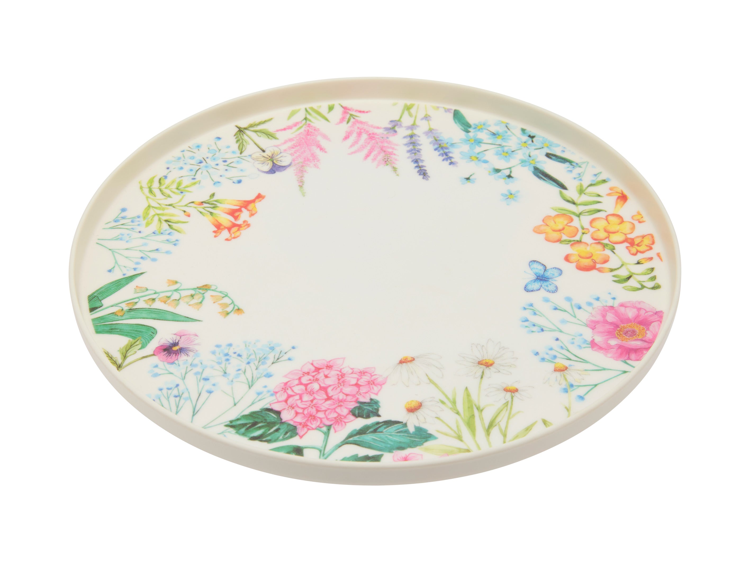 Maxwell & Williams Botanica Melamine Plates - Set of 4 - 25.5x2cm