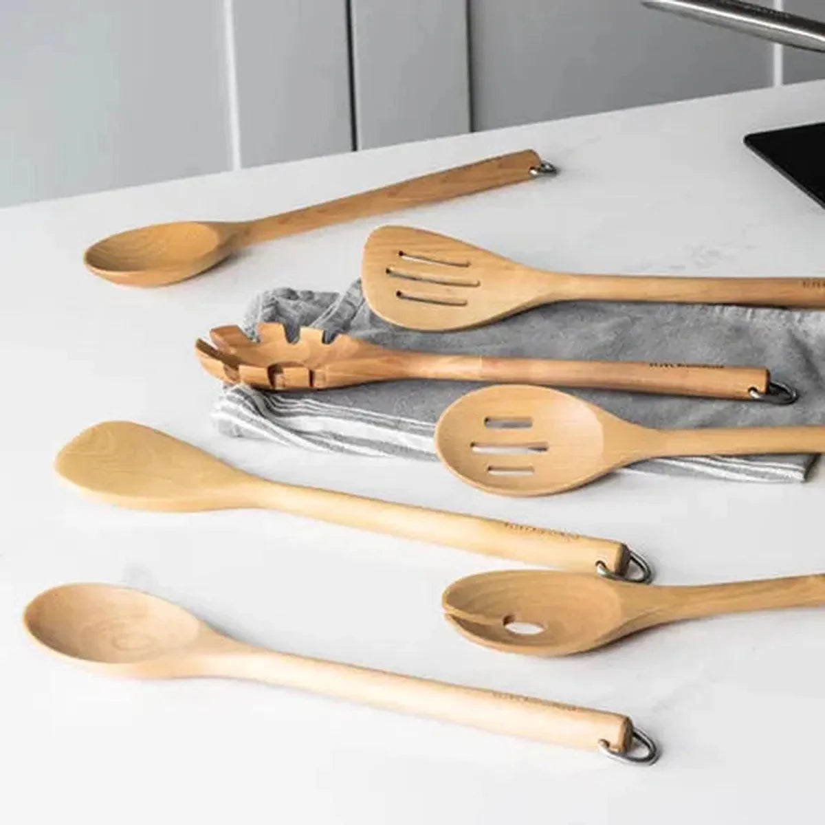 KitchenAid Birch Wood Short Turner