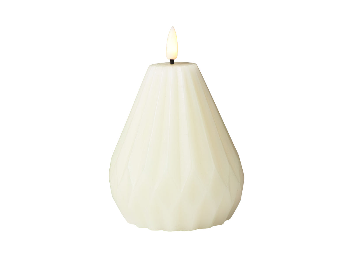 Maxwell & Williams Let's Get Lit Christmas Candle Pear 12x14cm Natural Gift Boxed