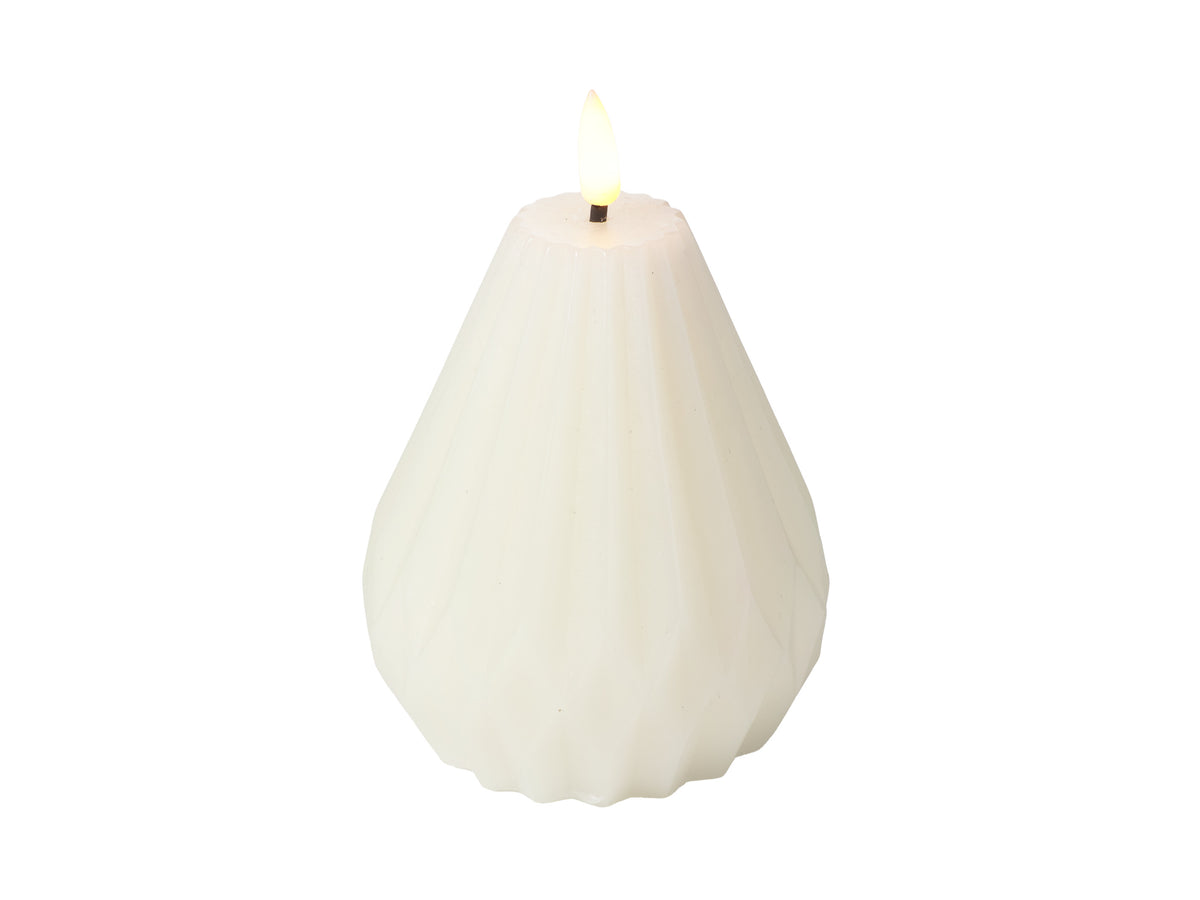 Maxwell & Williams Let's Get Lit Christmas Candle Pear 12x14cm Natural Gift Boxed