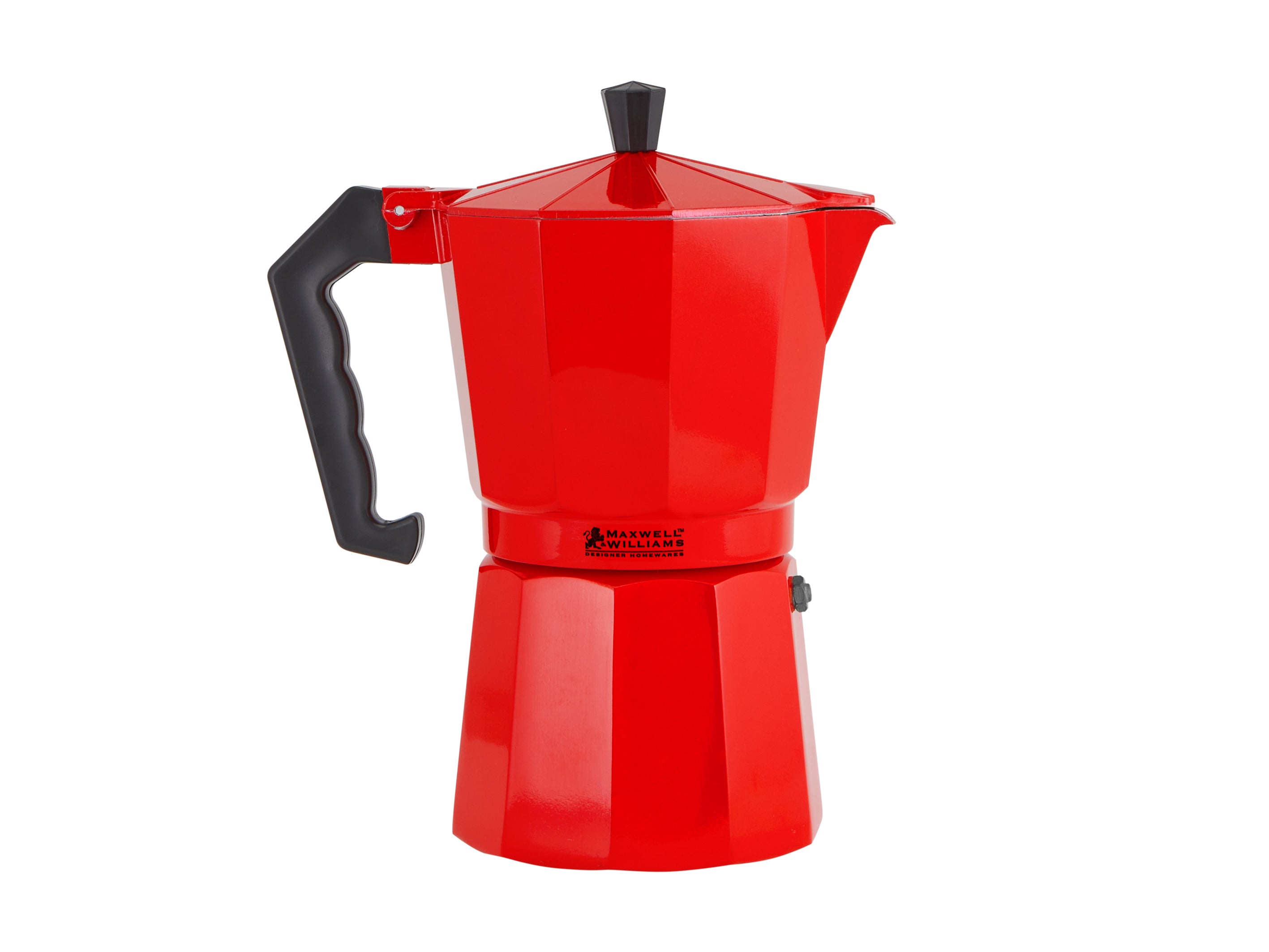 Maxwell & Williams Blend Traditional Stovetop Espresso Maker 9cup - Red