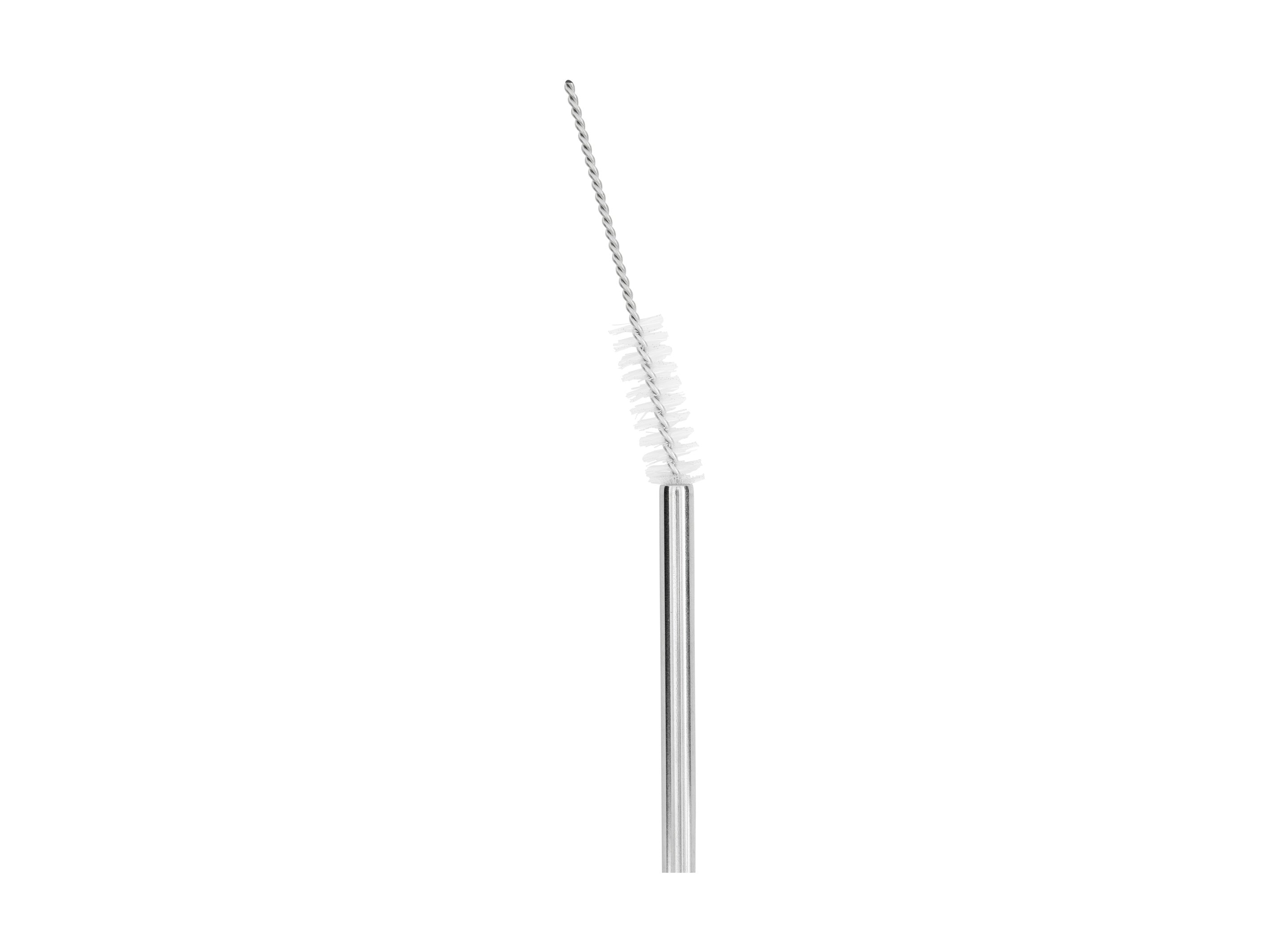 Maxwell & Williams Cocktail & Co. Reusable 4pc Cocktail Straws With Brush Set - Stainless Steel
