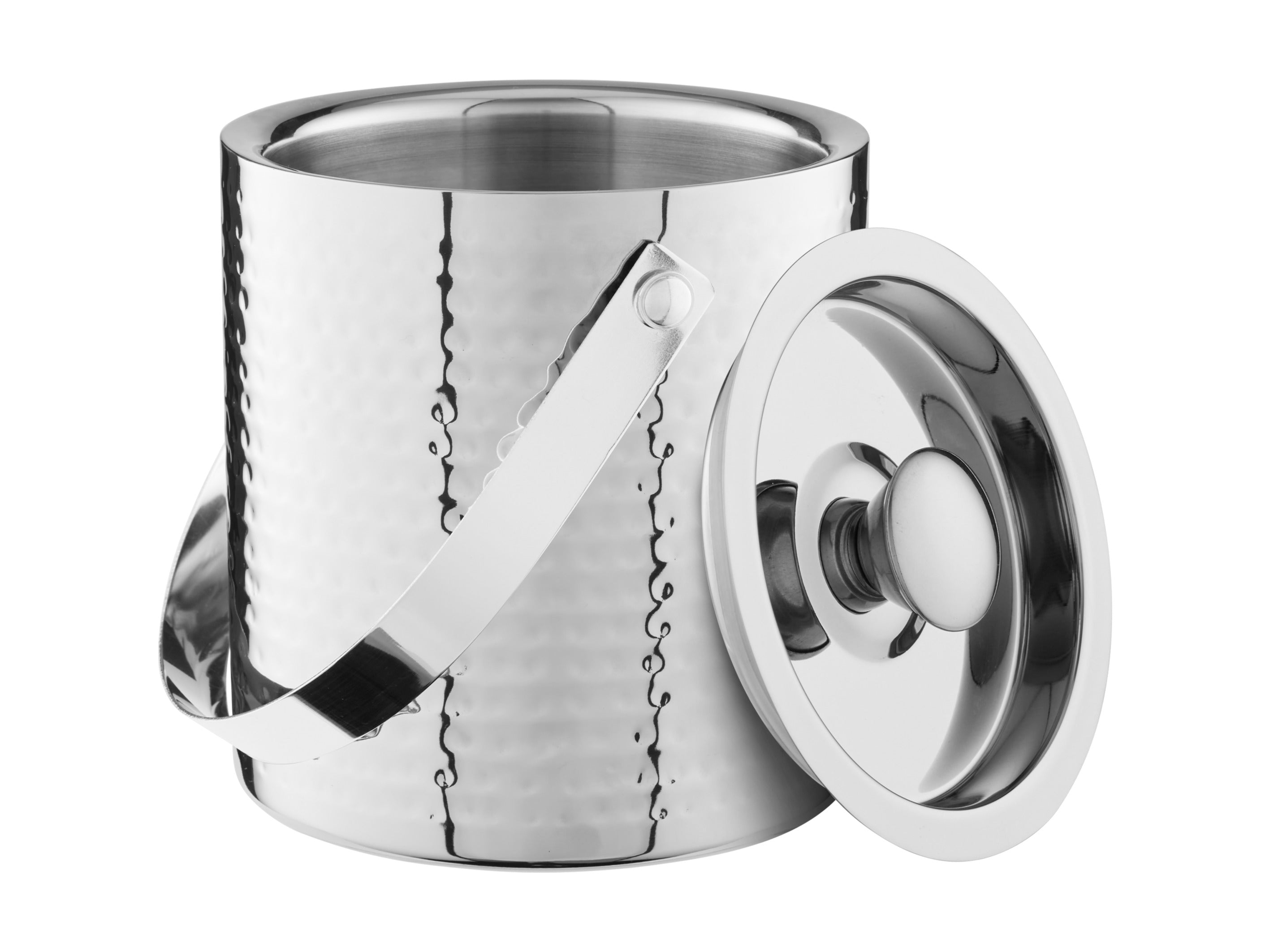 Maxwell & Williams Cocktail & Co. Lexington Hammered Ice Bucket - Stainless Steel - 1.5L
