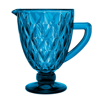 Casa Domani Deanna Glass Jug 1.1 Litre - Blue