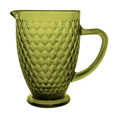 Casa Domani Caterina Glass Jug 1.3L - Green - Gift Boxed