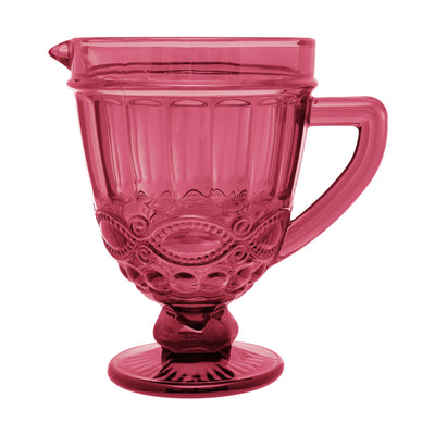 Casa Domani Gabriella Glass Jug 1.1 Litre - Pink