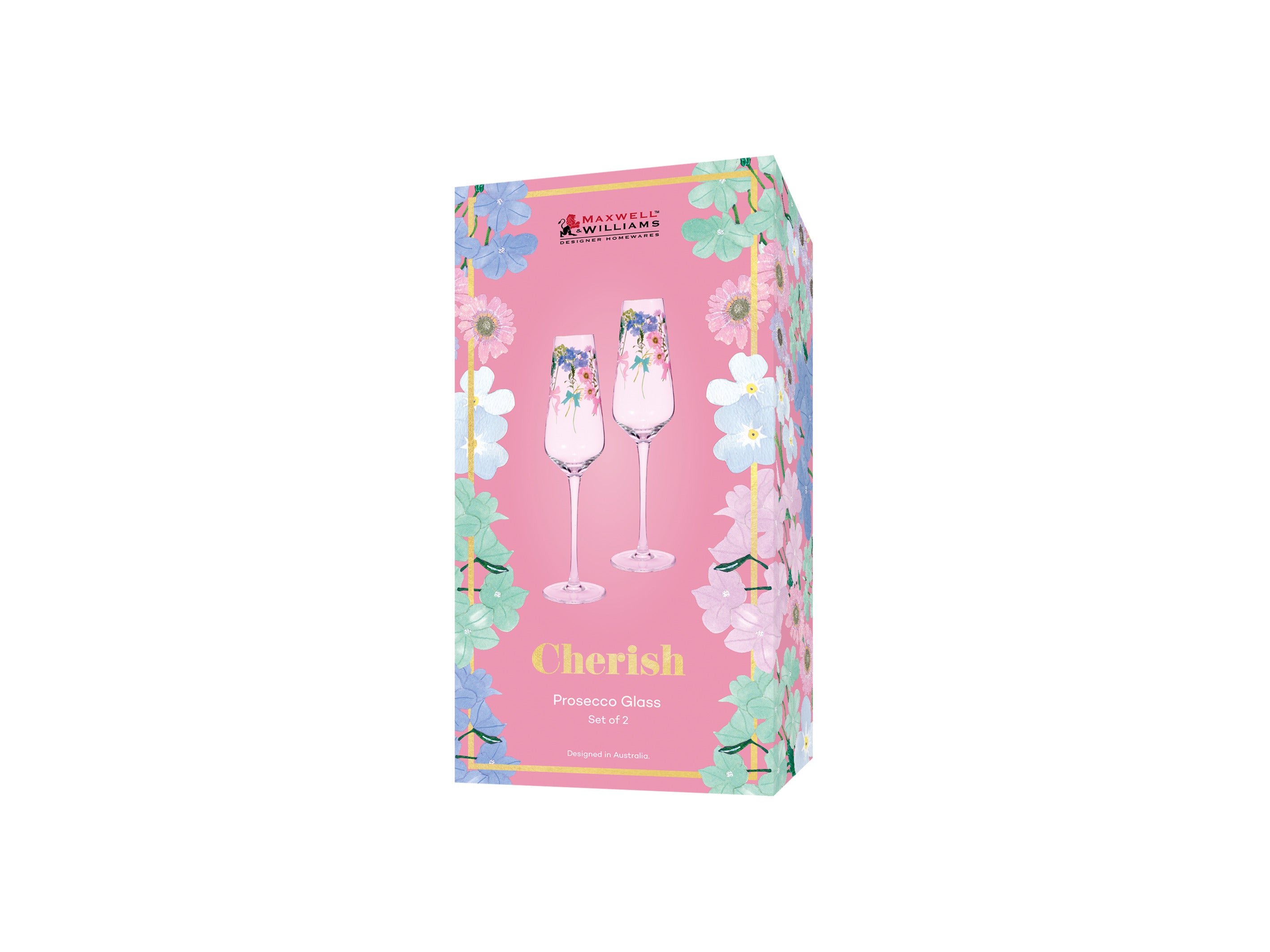 Maxwell & Williams Cherish Prosecco Glass 240ML Set of 2 Gift Boxed
