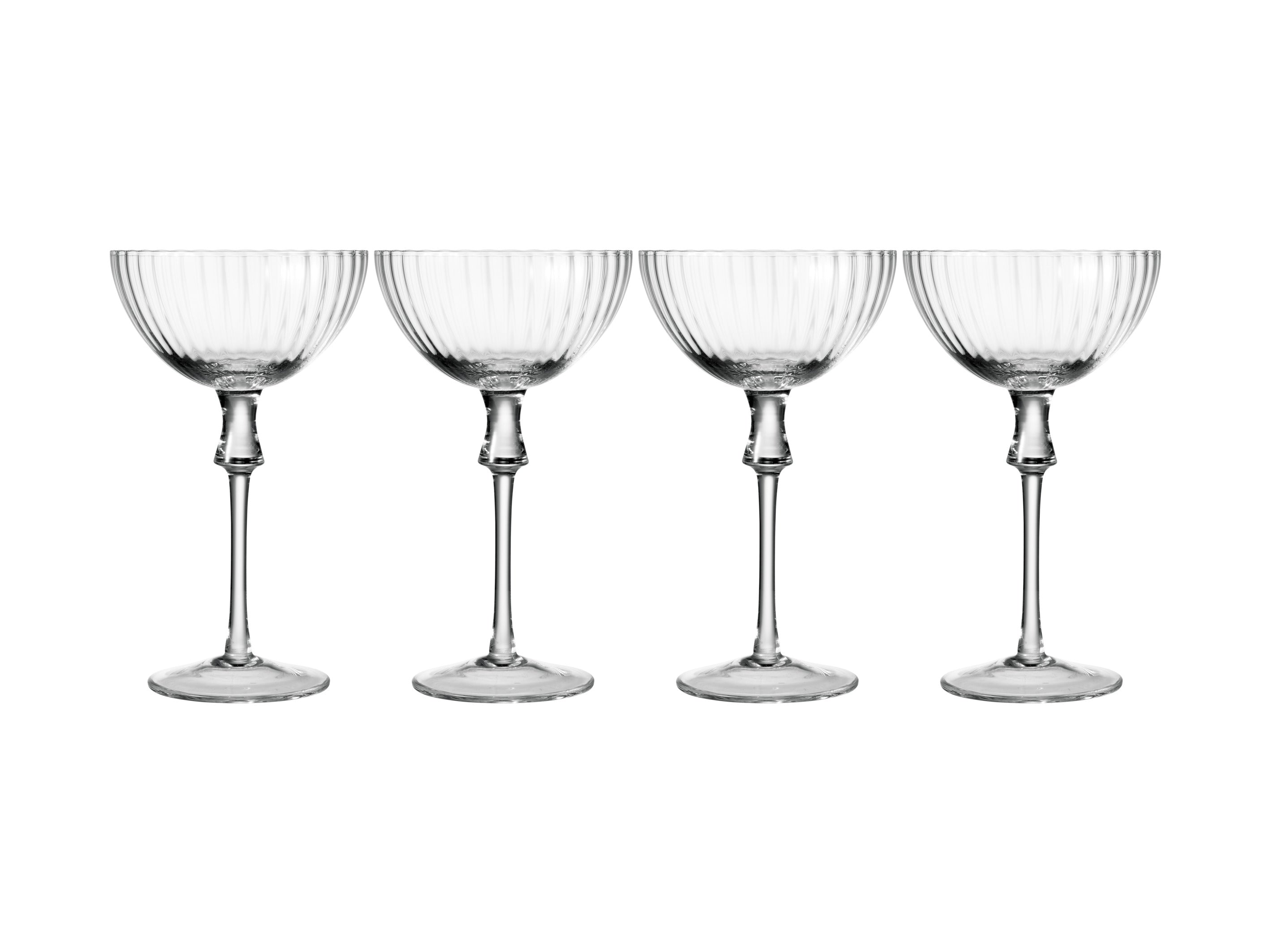 Casa Domani Giovana Coupe Glass Set of 4 Gift Boxed - 250ml