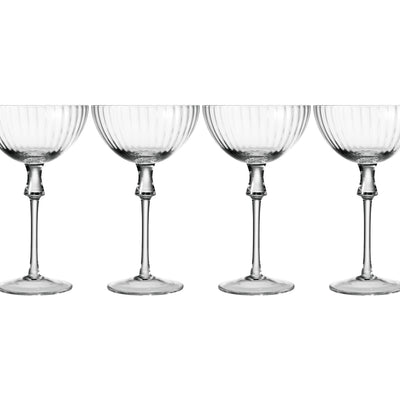 Casa Domani Giovana Coupe Glass Set of 4 Gift Boxed - 250ml