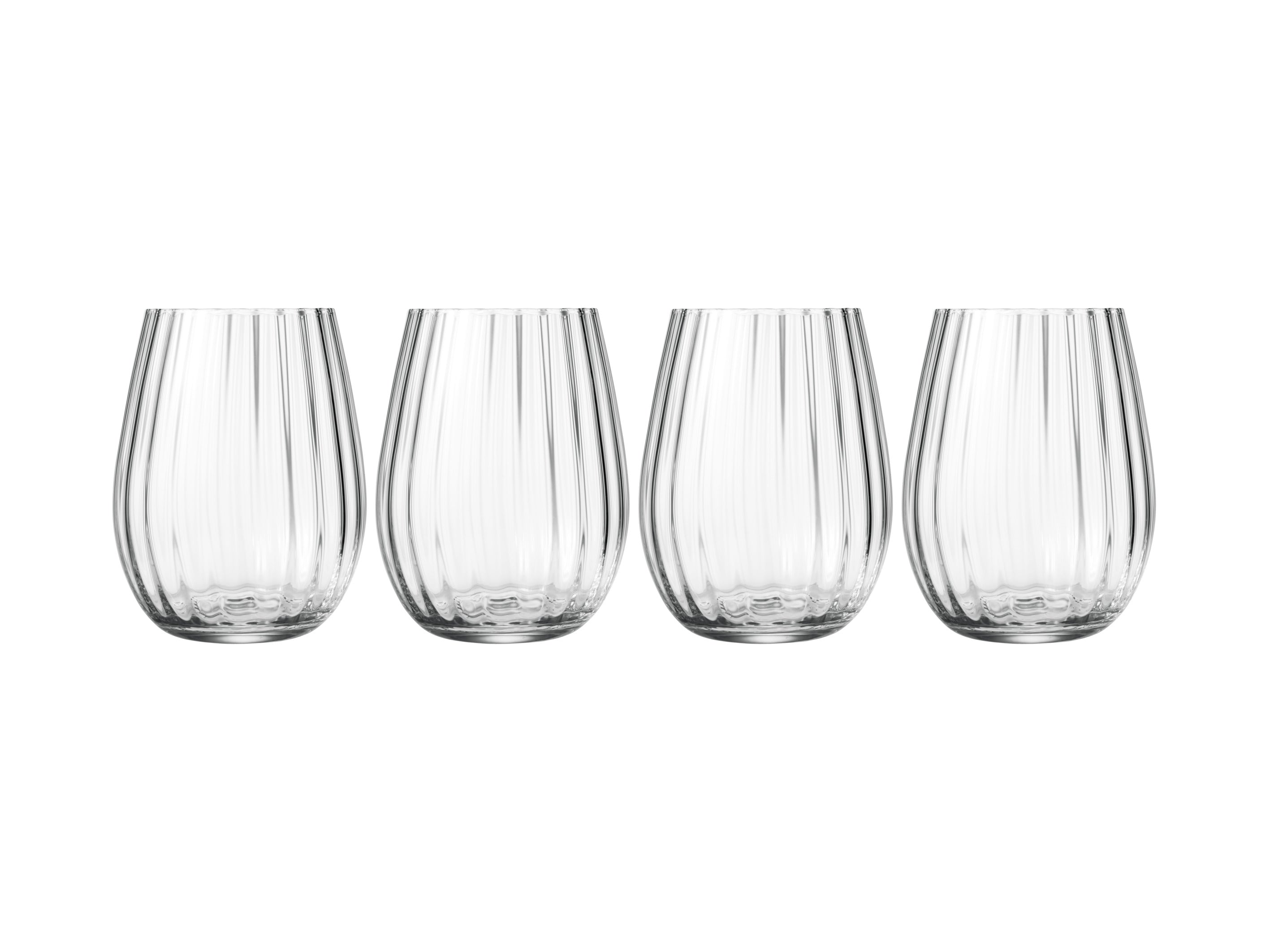 Casa Domani Giovana Stemless Glass Set of 4 Gift Boxed - 580ml