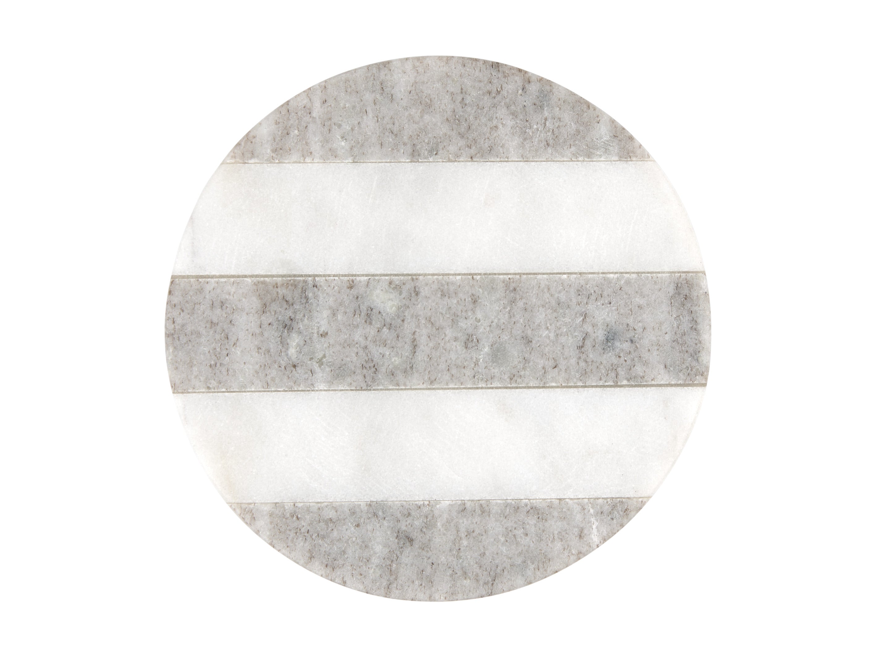 Maxwell & Williams Coaster Collective Round Marble Coaster 10cm - Beige Stripe