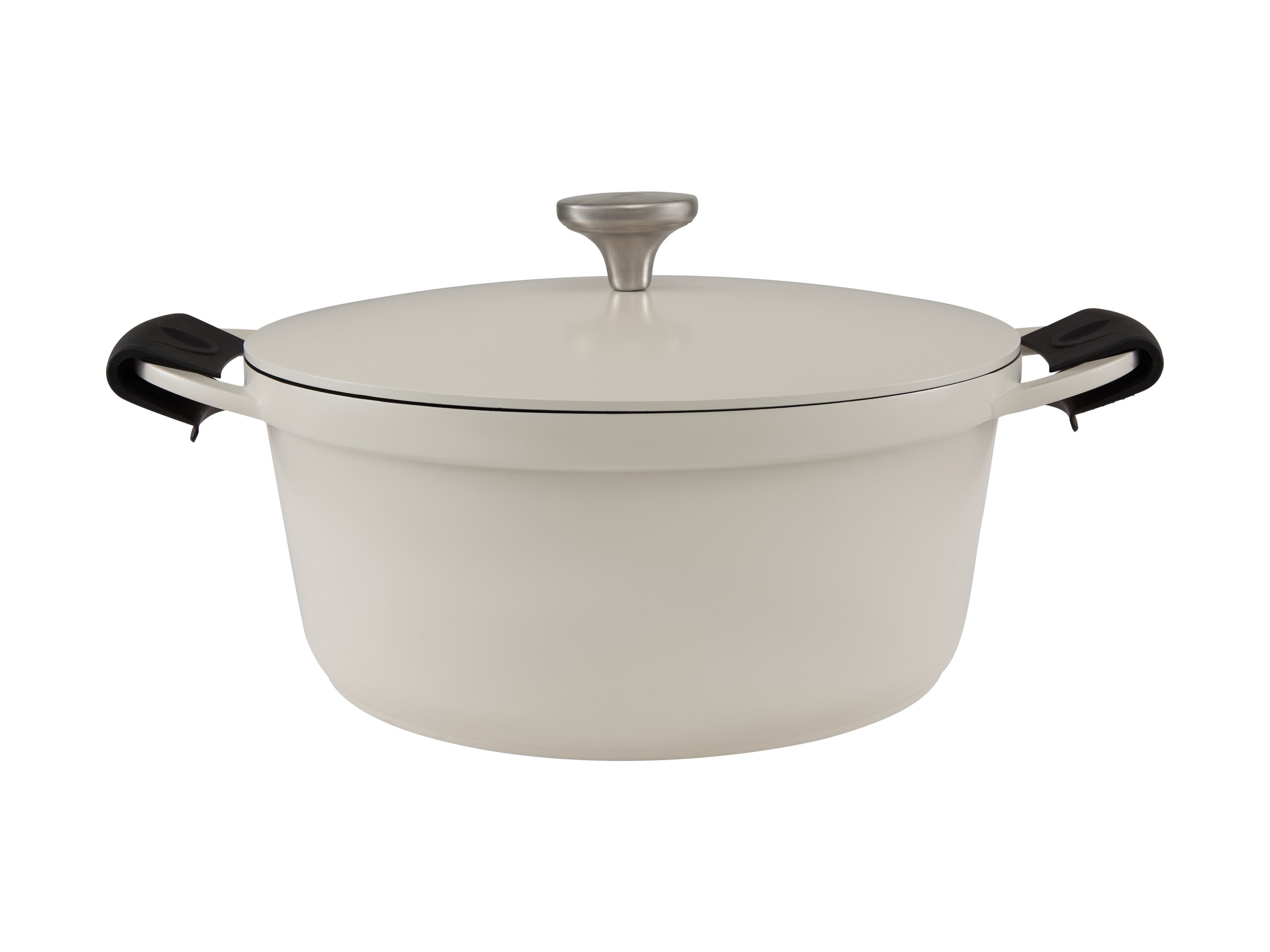 Maxwell & Williams Cast Lite Non-Stick Casserole 28cm / 6.3L Gift Boxed -  Ecru