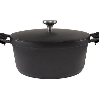 Maxwell & Williams Cast Lite Non-Stick Casserole 28cm / 6.3L Gift Boxed -  Black