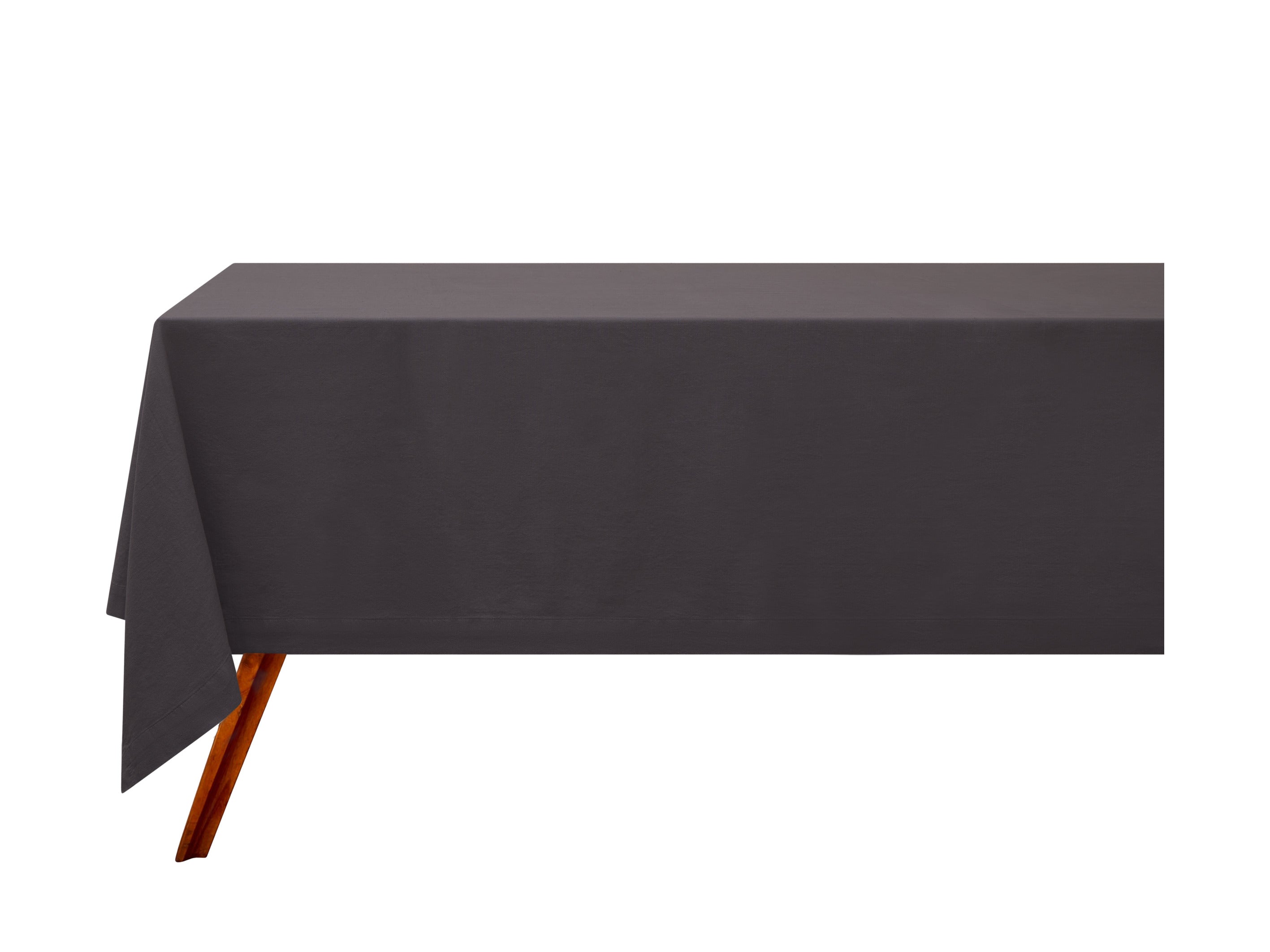 Maxwell & Williams 300x150cm Cotton Classics Rectangular Tablecloth - Charcoal