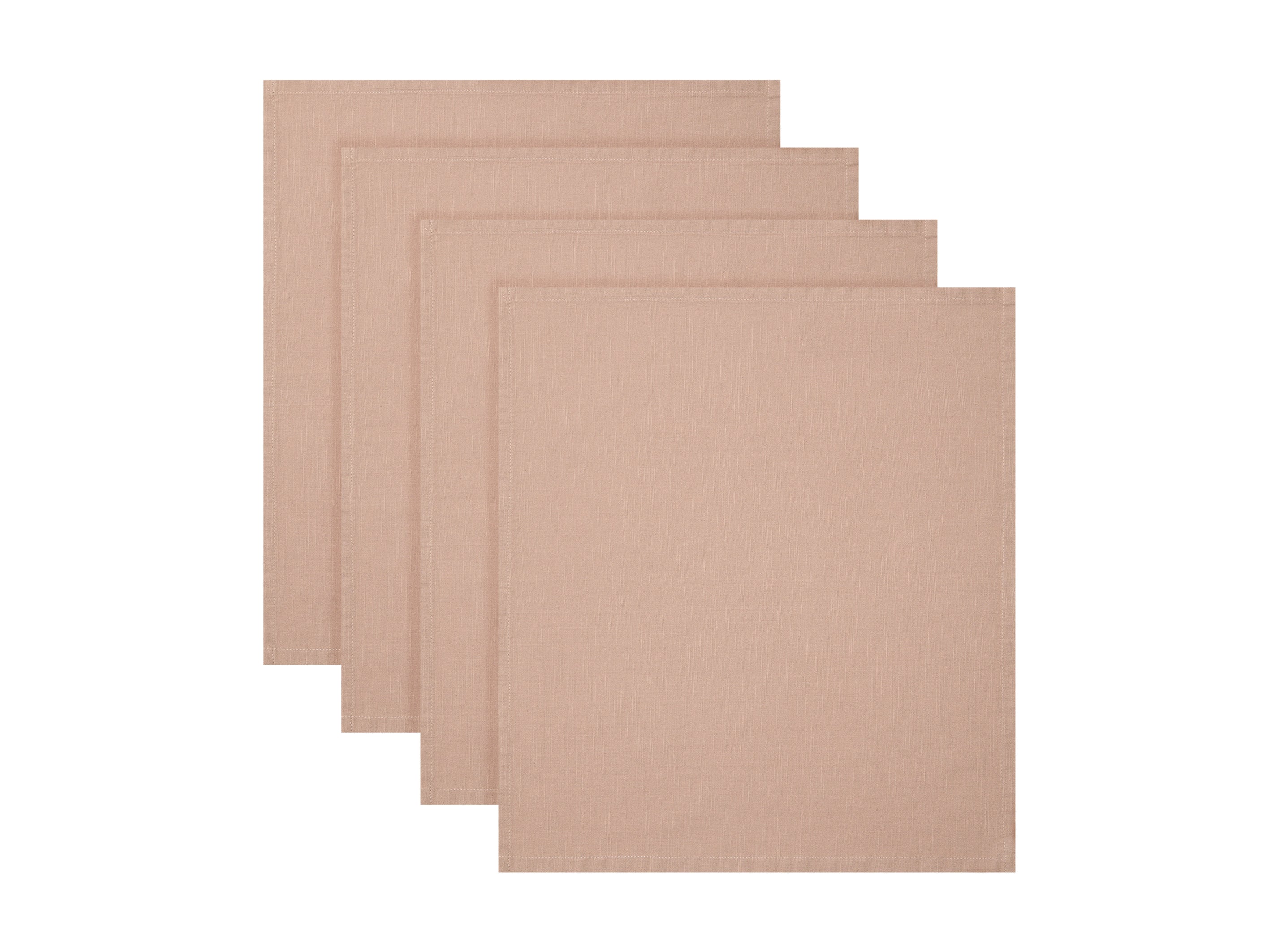 Maxwell & Williams Cotton Classics Cotton Napkin Set of 4 45x45cm - Latte