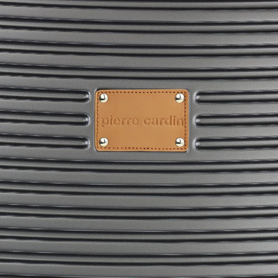 Pierre Cardin Hard Shell Suitcase - Medium - Charcoal