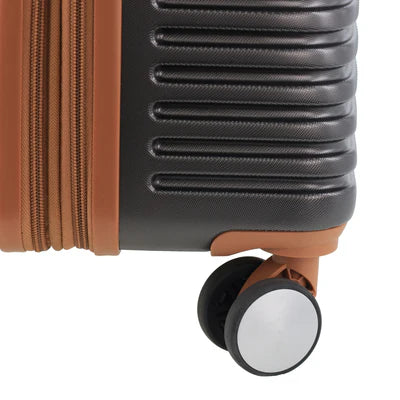 Pierre Cardin Hard Shell Suitcase - Medium - Charcoal