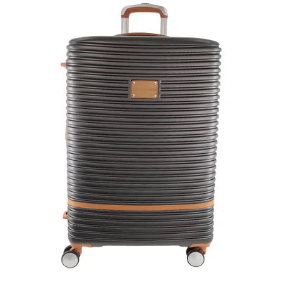 Pierre Cardin Hard Shell Suitcase - Medium - Charcoal