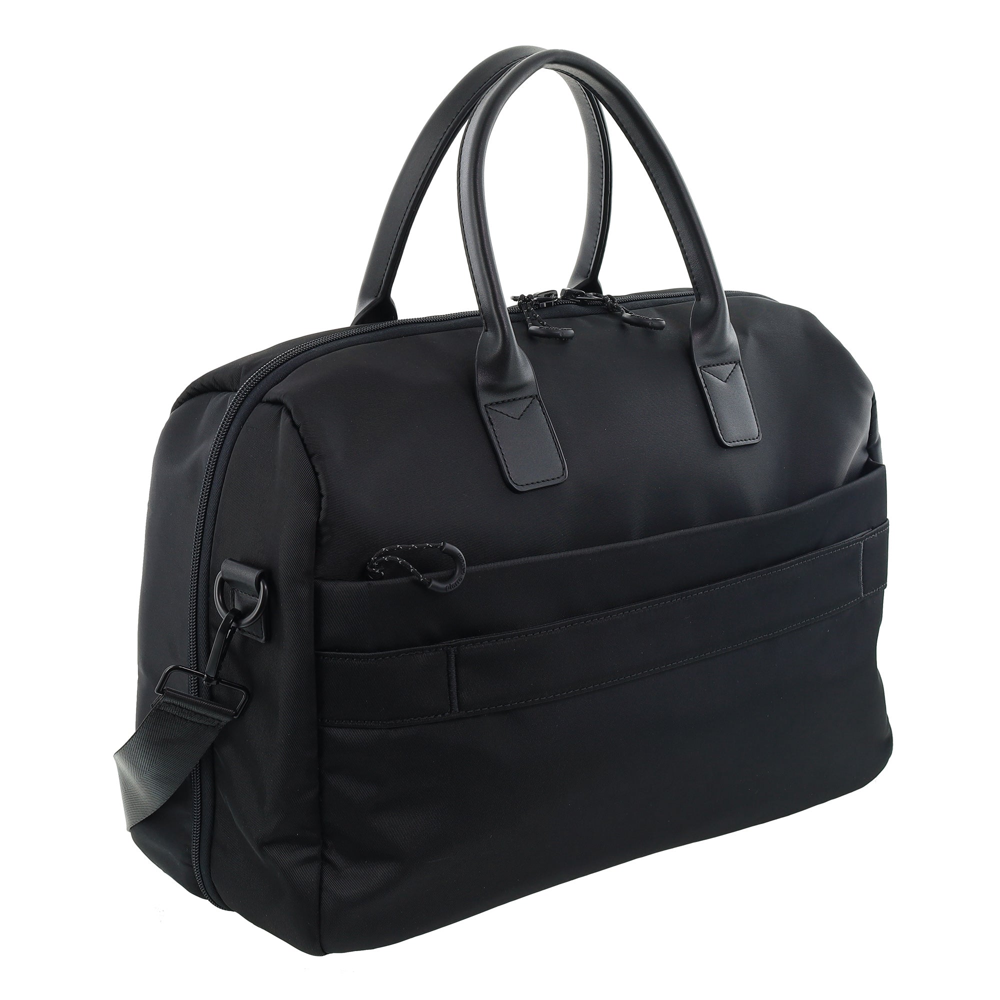 Pierre Cardin Nylon Unisex Overnight Bag - 54cm - Black