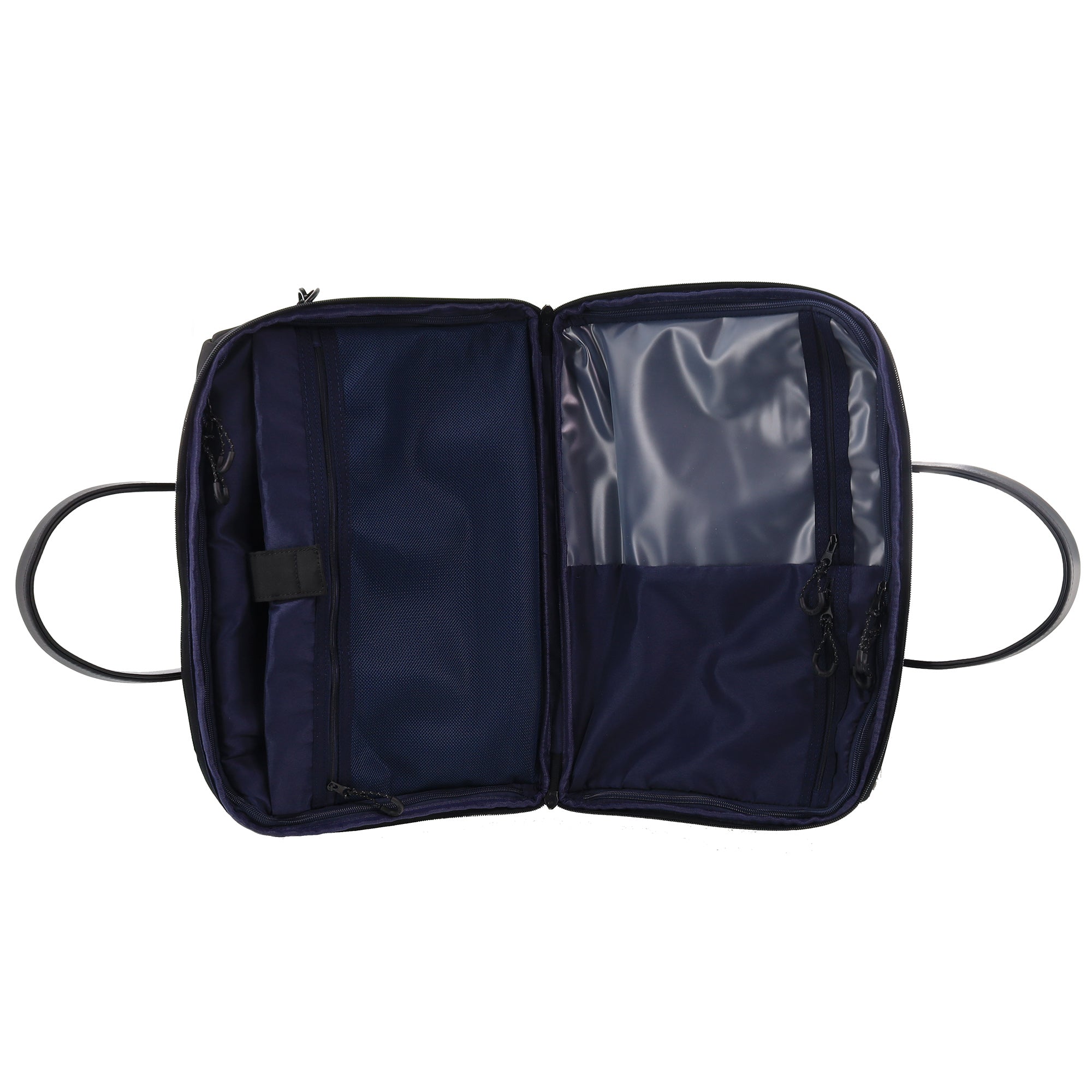 Pierre Cardin Nylon Unisex Overnight Bag - 54cm - Black
