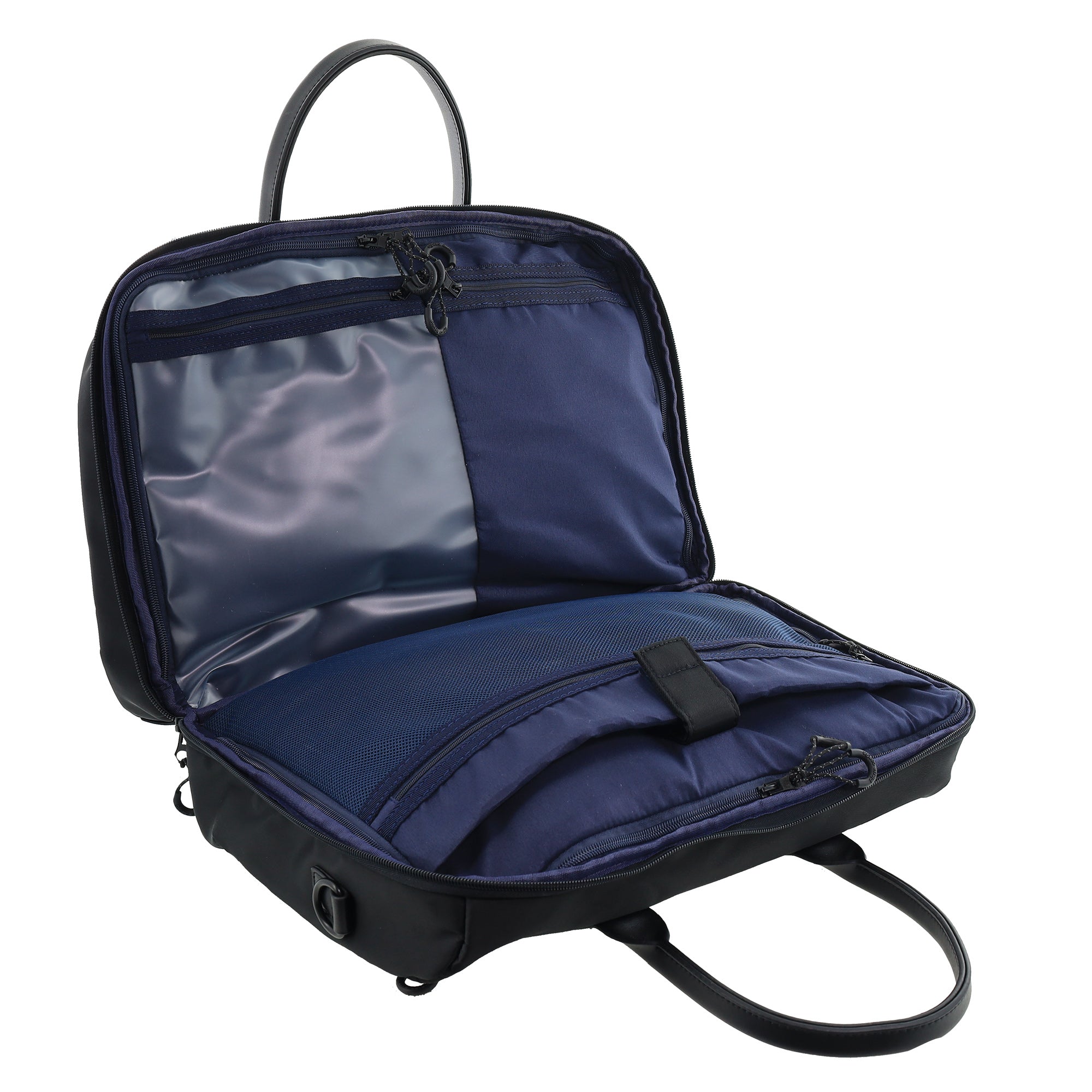 Pierre Cardin Nylon Unisex Overnight Bag - 54cm - Black