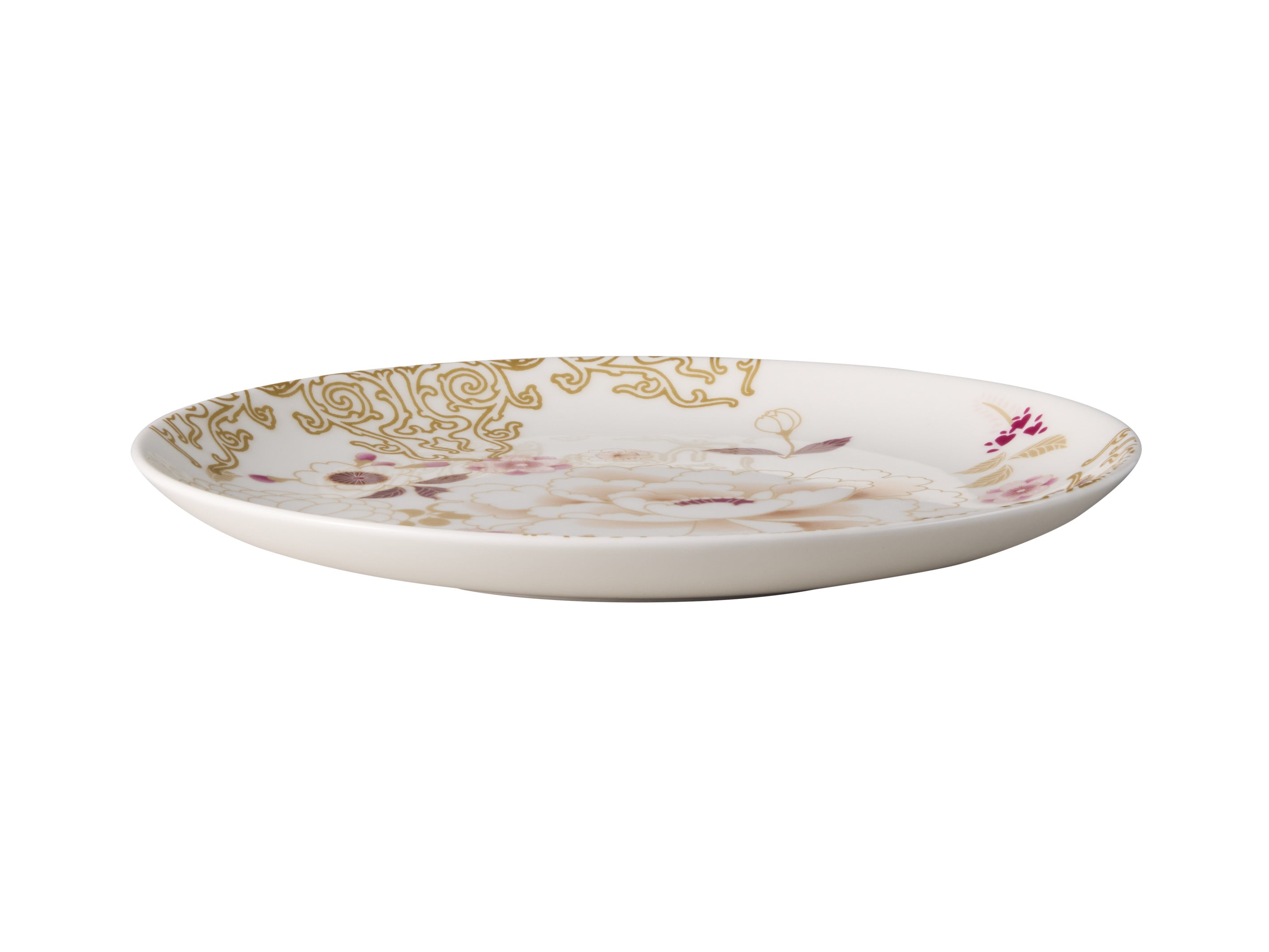 Maxwell & Williams Kimono Cake Plate 20cm - White - Gift Boxed