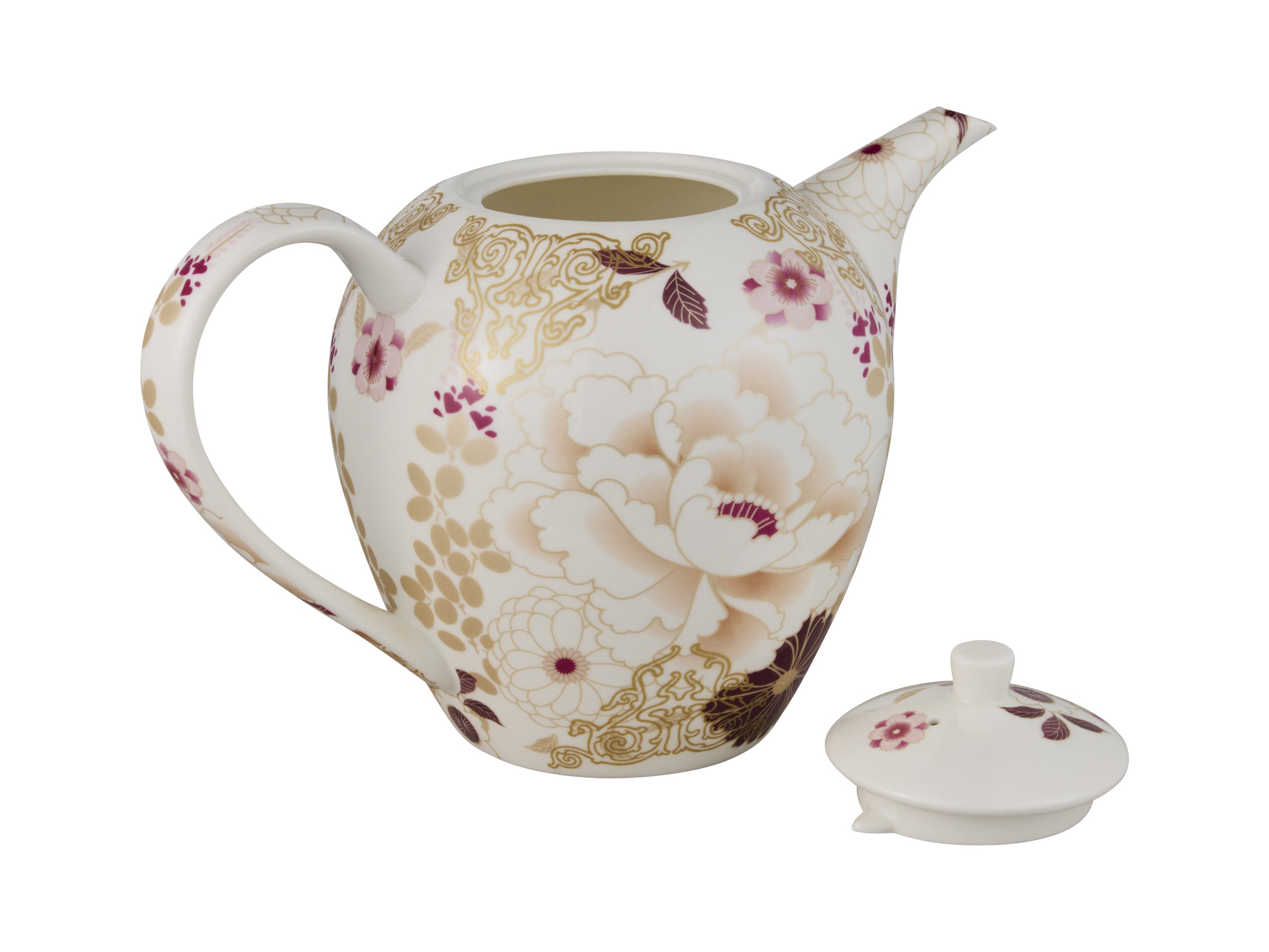 Maxwell & Williams Kimono Teapot 1.1L - White - Gift Boxed