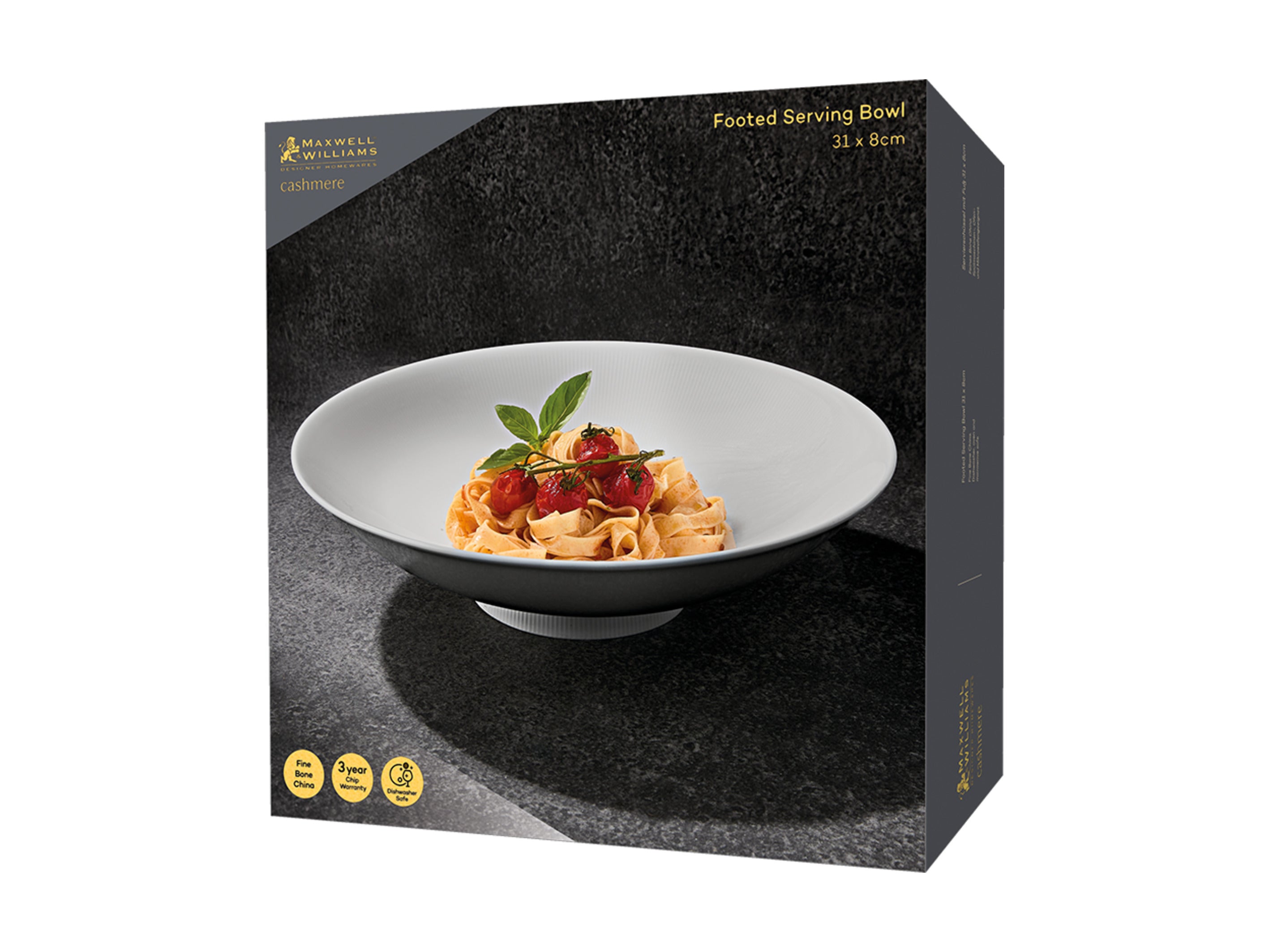 Maxwell & Williams Cashmere Footed Serving Bowl - 31x8cm