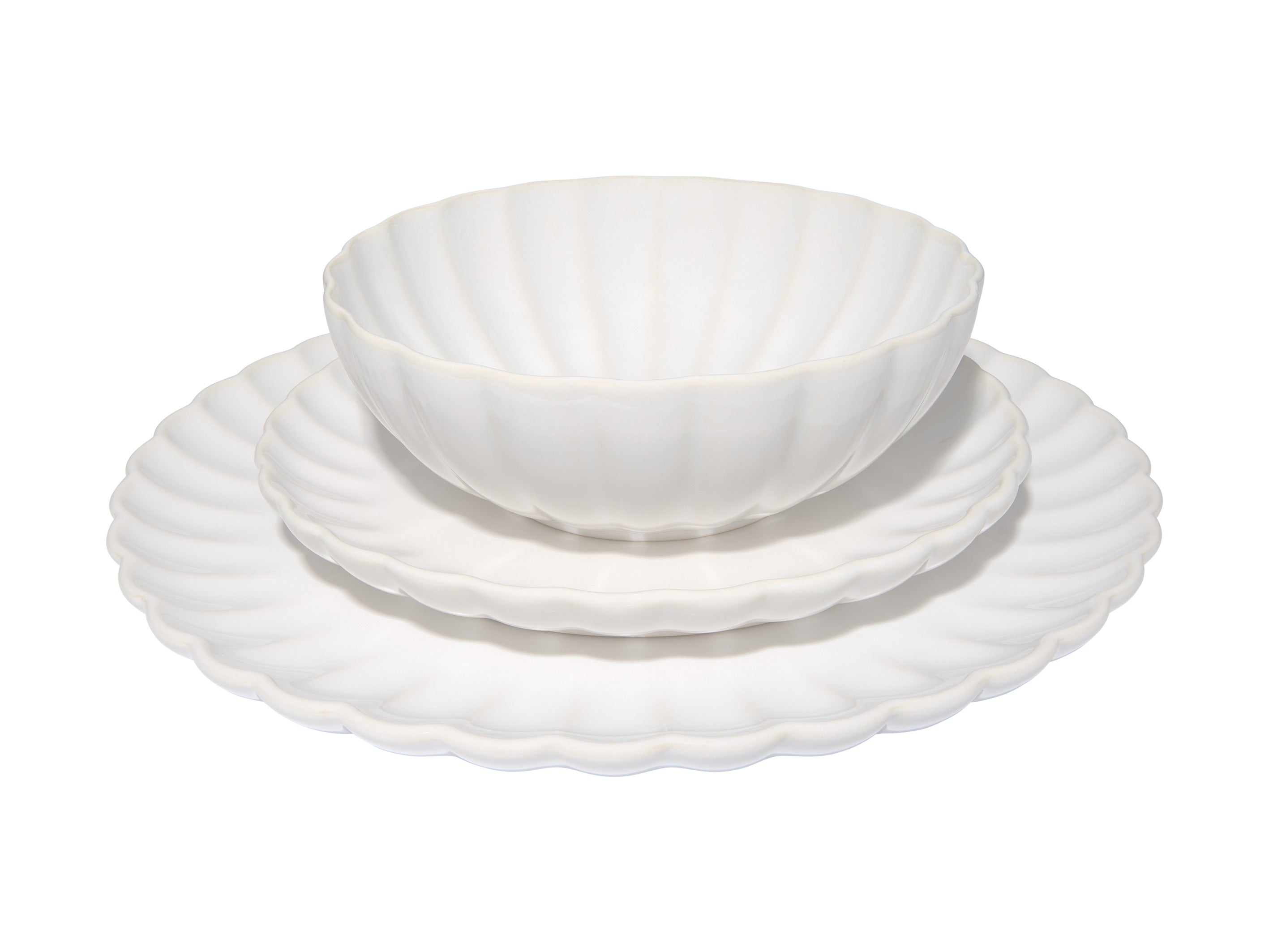 Casa Domani  Solare 12pc Dinner Set - Cream