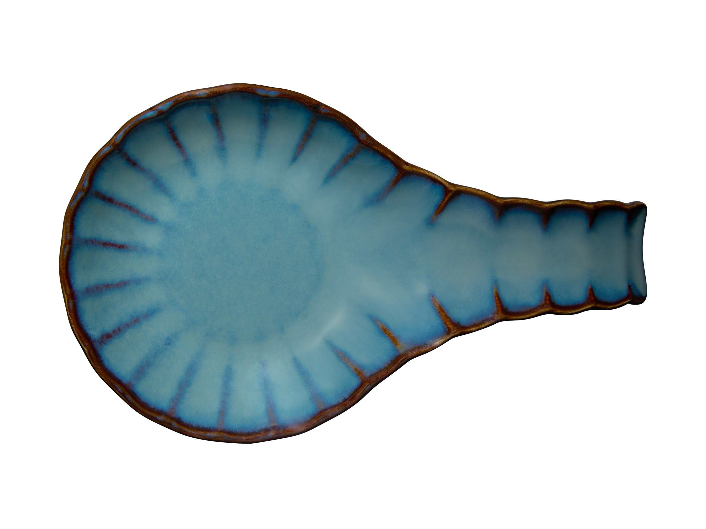 Casa Domani Solare Spoon Rest 22x13cm - Azure