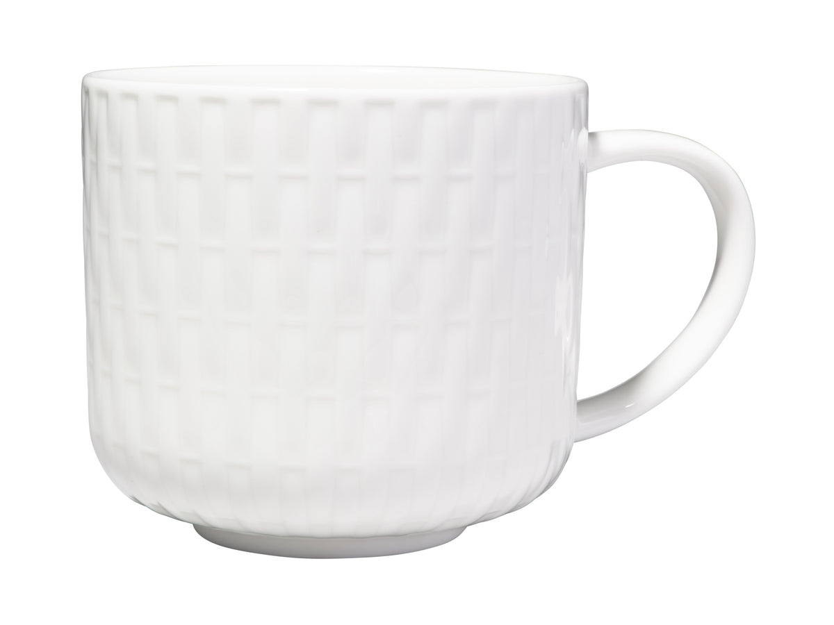 Maxwell & Williams White Basics Mug 440ML Weave