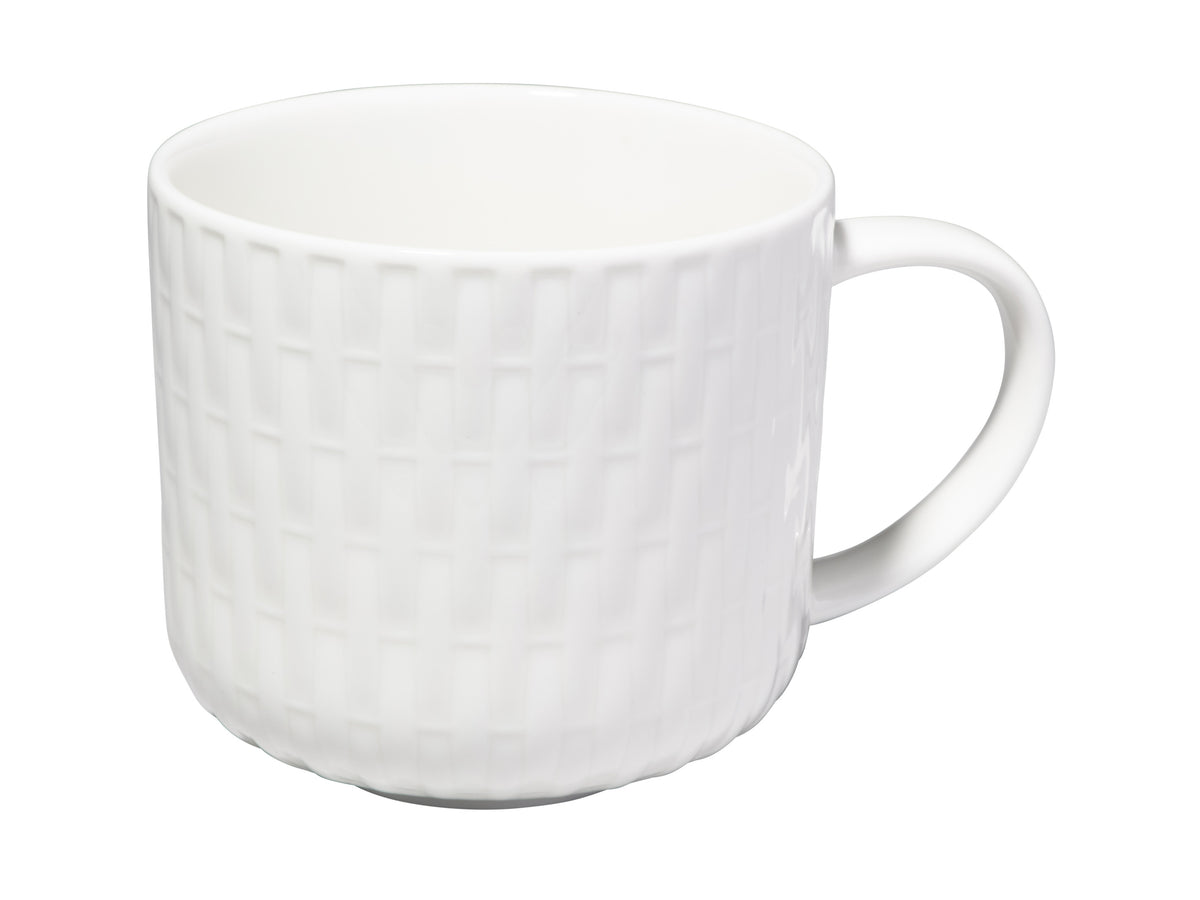 Maxwell & Williams White Basics Mug 440ML Weave