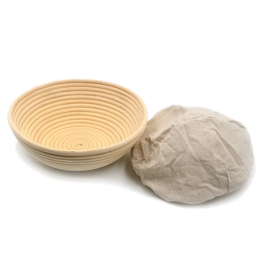 Brunswick Bakers Round Bread Banneton w/Lining - 23cm