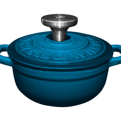 Maxwell & Williams Cast Iron Cocotte 9.5cm/260ml - Midnight Blue