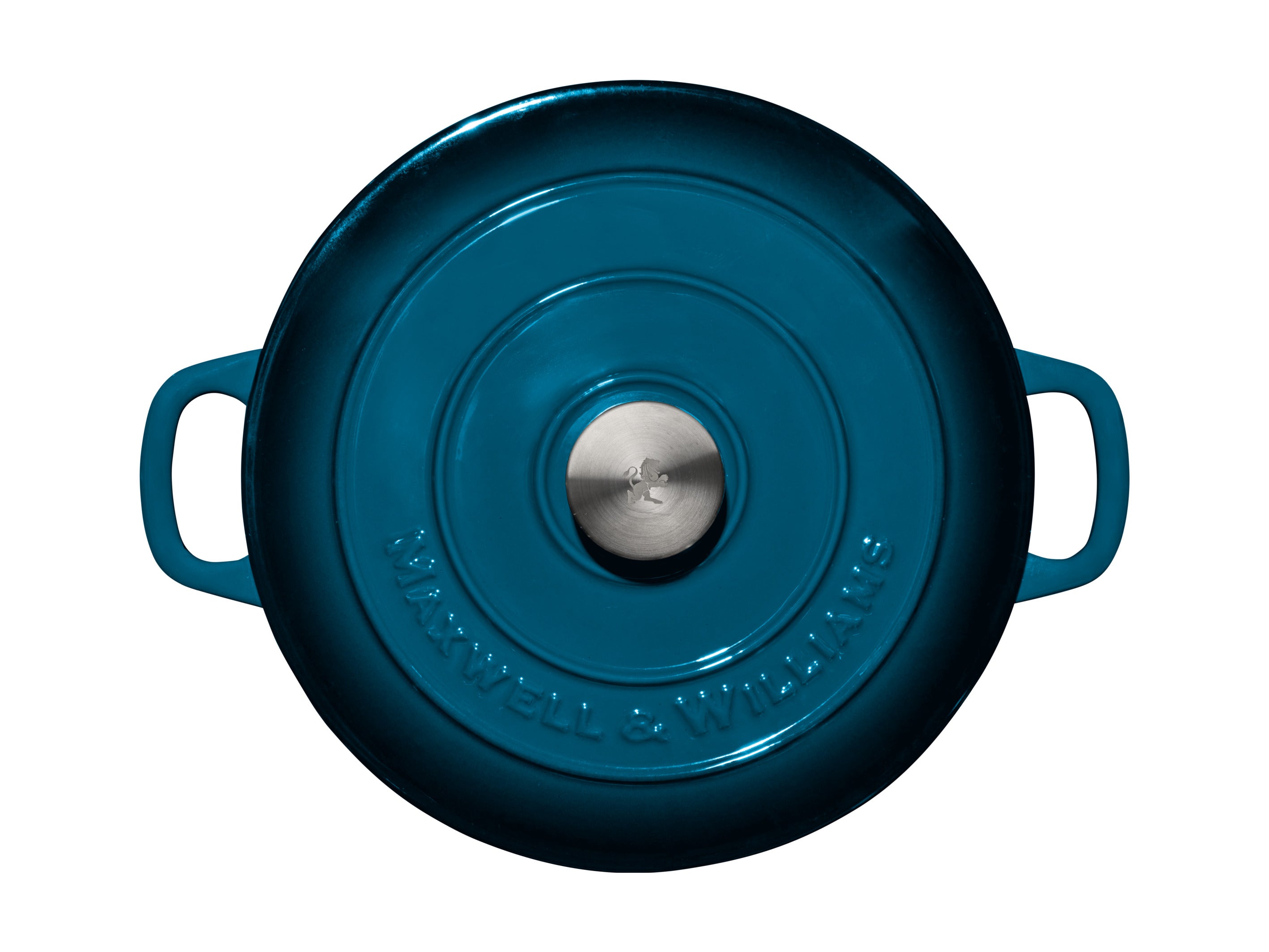 Maxwell & Williams Cast Iron Braiser 27cm/3.3L - MIdnight Blue