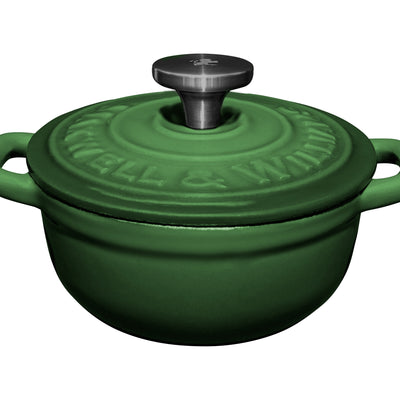 Maxwell & Williams Cast Iron Cocotte 9.5cm/260ml -  English Racing Green