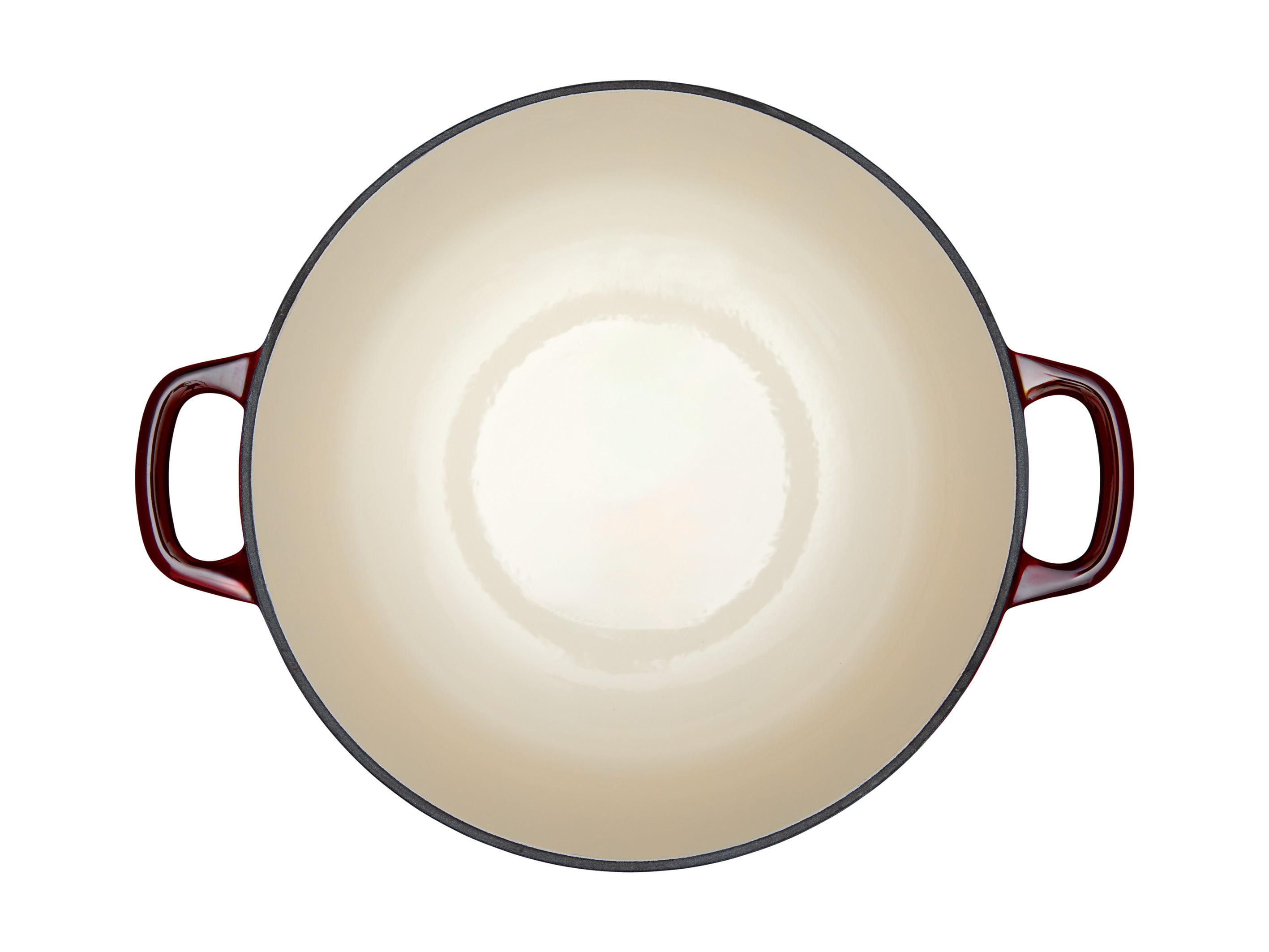 Maxwell & Williams Cast Iron Round Casserole 28cm/6.2L - Merlot