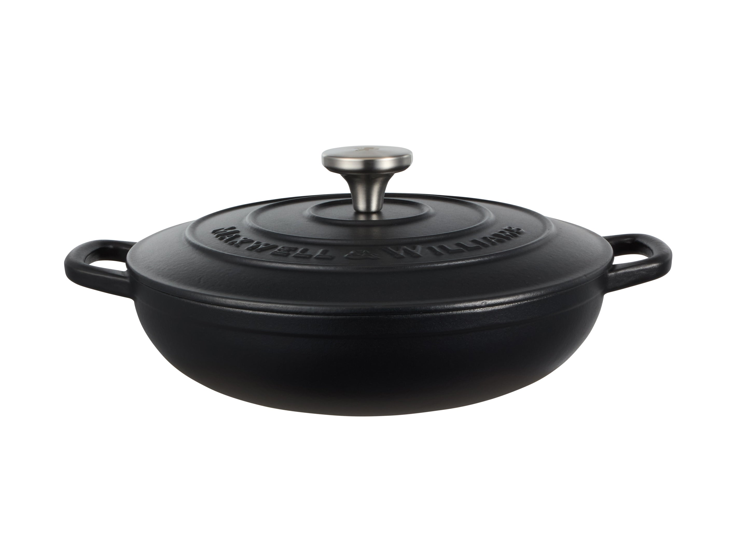 Maxwell & Williams Cast Iron Braiser Black 27cm / 3.3L Gift Boxed