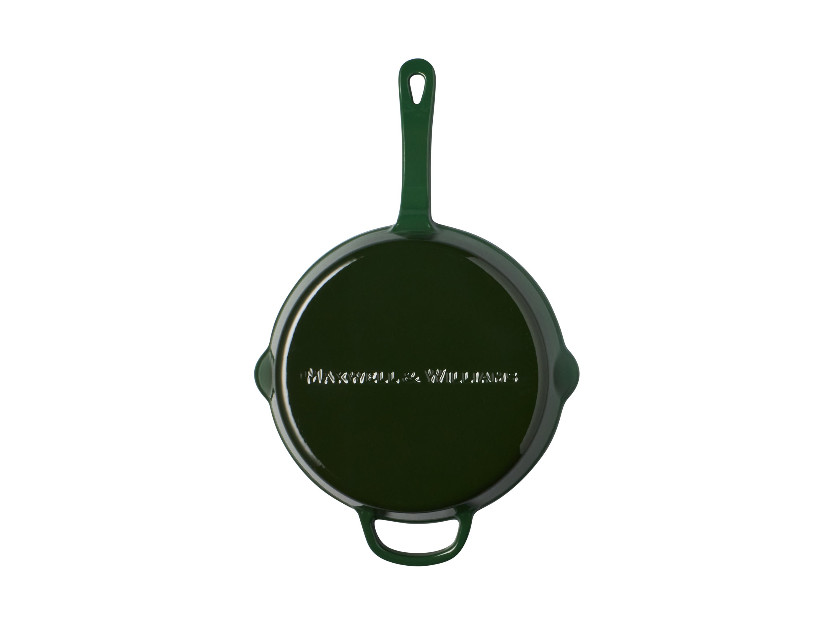 Maxwell & Williams Cast Iron Frypan English Racing Green 26cm Gift Boxed
