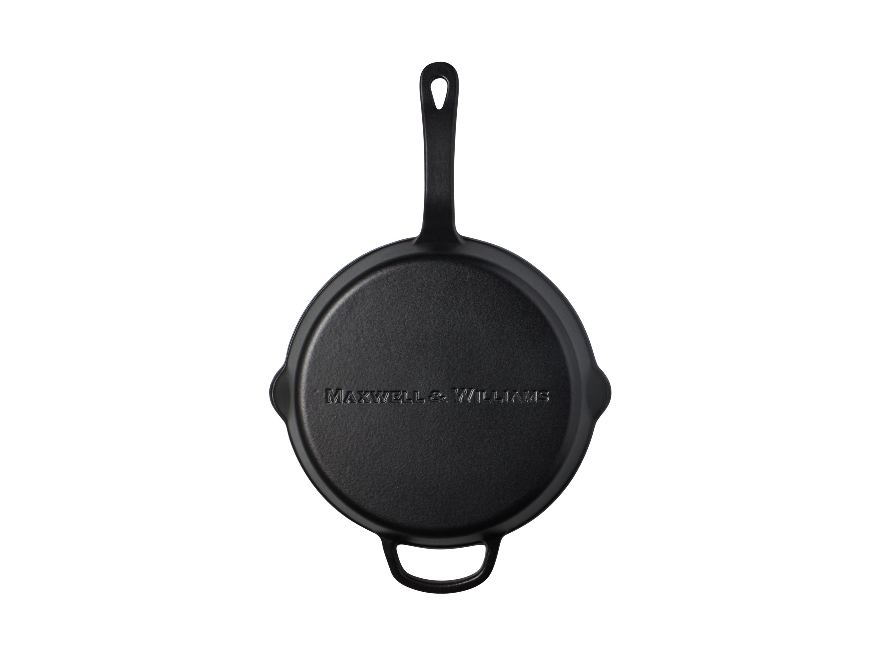 Maxwell & Williams Cast Iron Frypan Black 26cm Gift Boxed